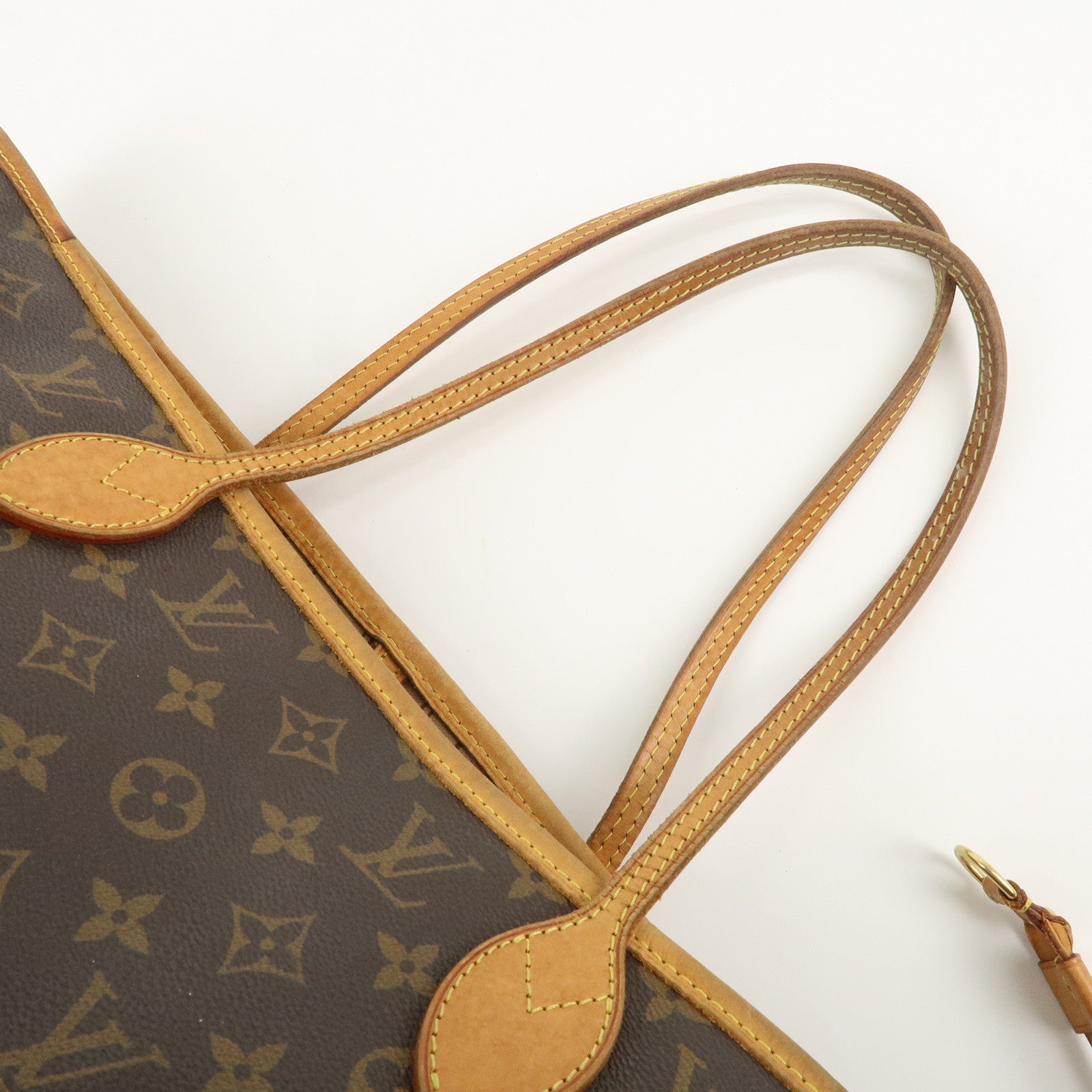 Louis Vuitton Monogram Neverfull MM Tote Bag Brown M40156