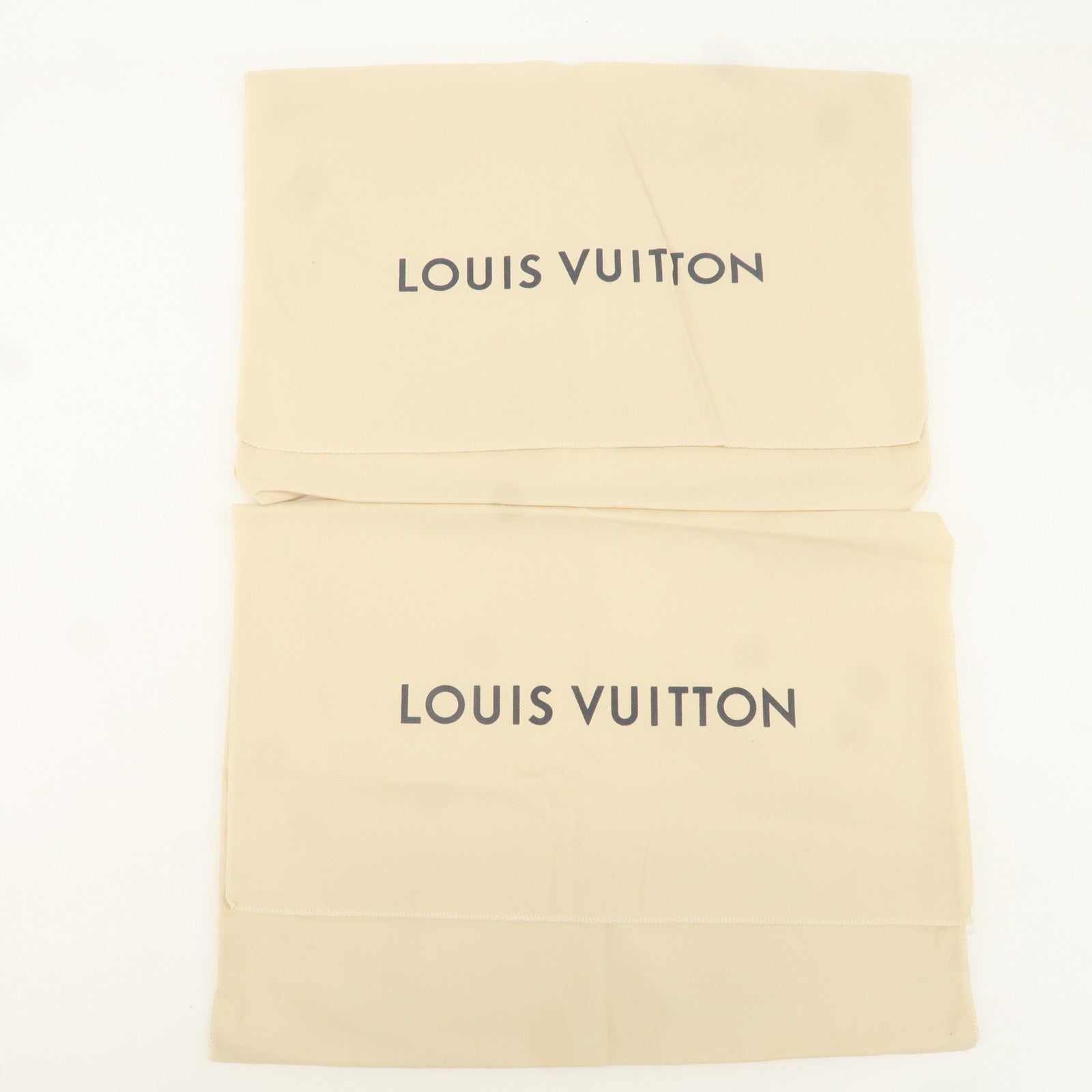 Louis Vuitton Set of 10 Dust Bag Storage Bag New Style Beige