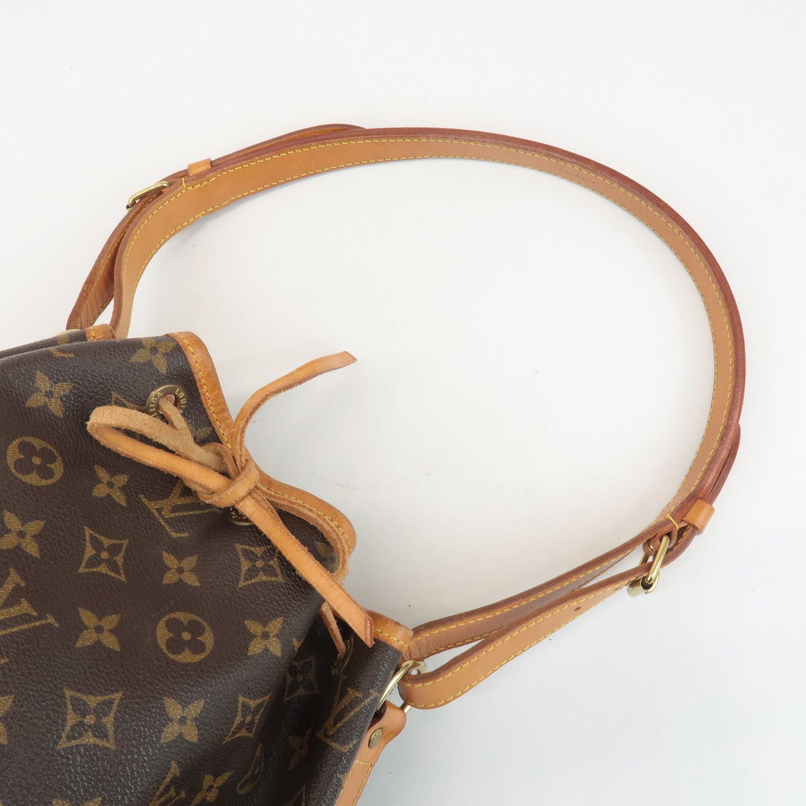 Louis Vuitton Monogram Petit Noe Shoulder Bag Brown M42226 Used