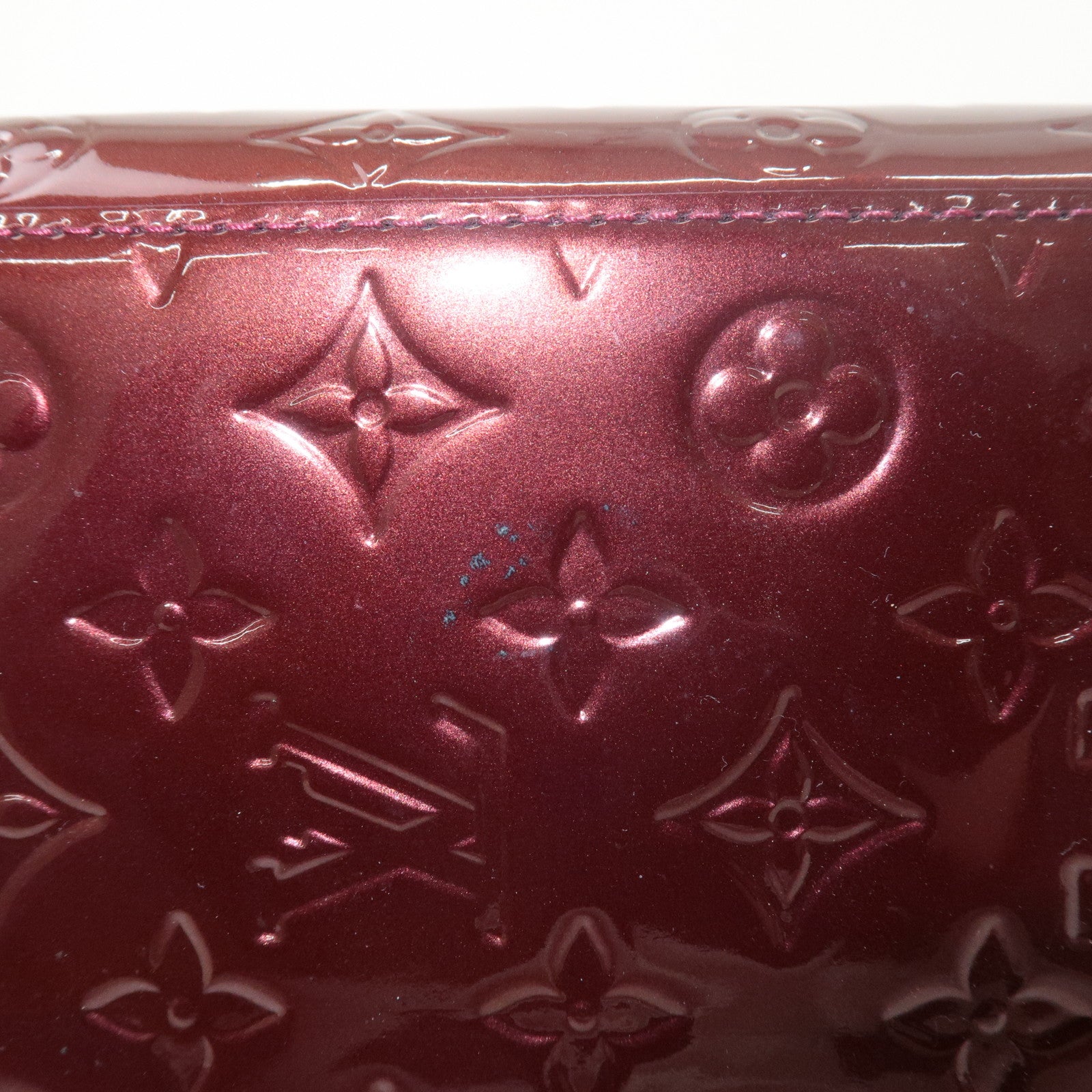 Louis Vuitton Monogram Vernis Sherwood PM Rouge Forvist M91492