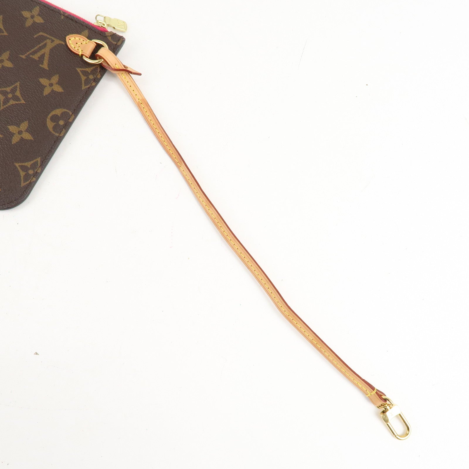 Louis Vuitton Monogram Pouch for Neverfull MM Brown Used