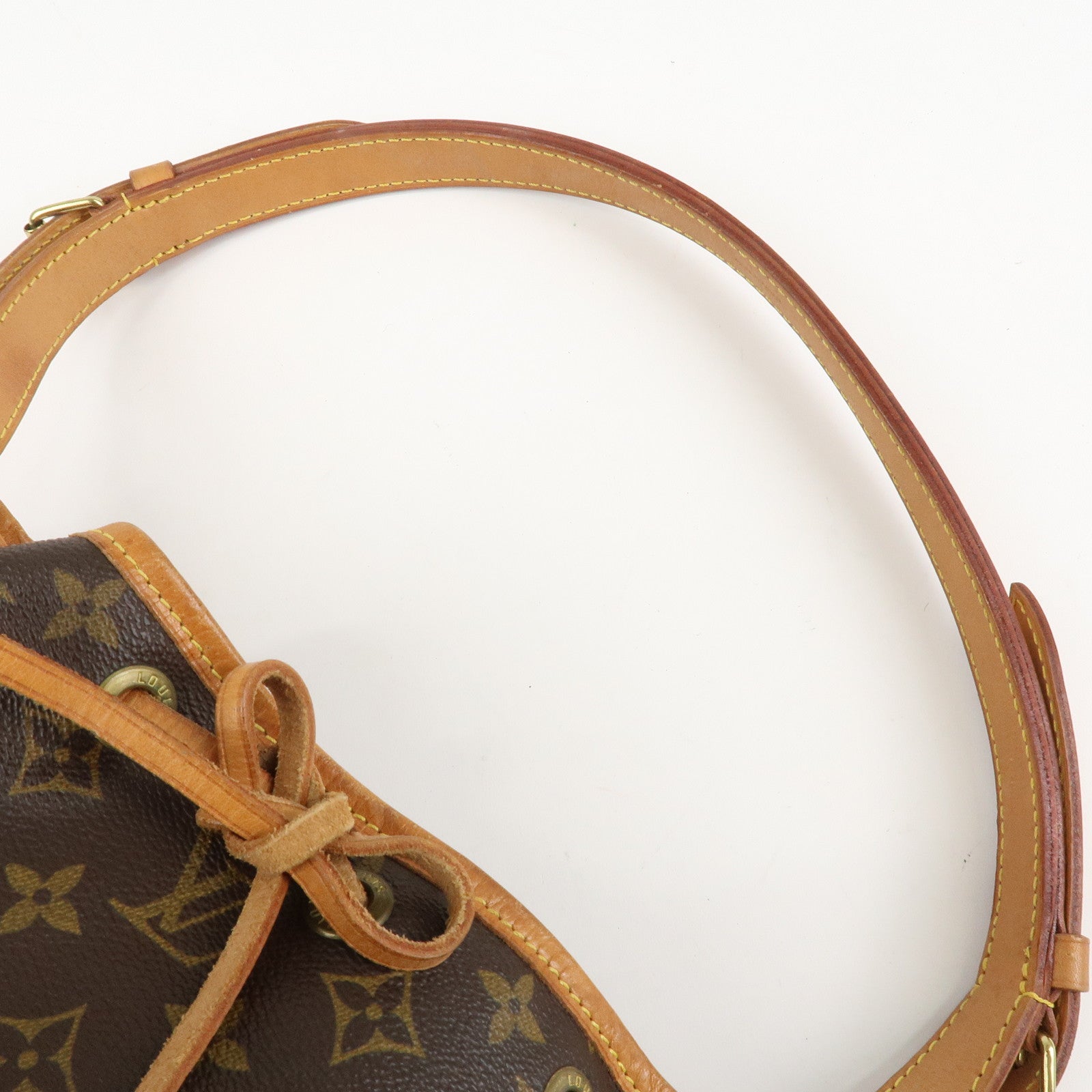 Louis Vuitton Monogram Petit Noe Shoulder Bag Brown M42226 Used