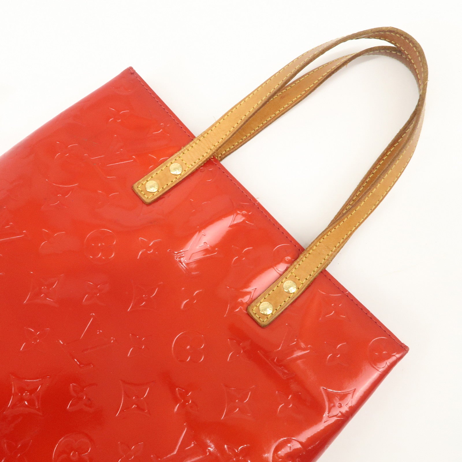 Louis Vuitton Monogram Vernis Lead MM Tote Bag M91086