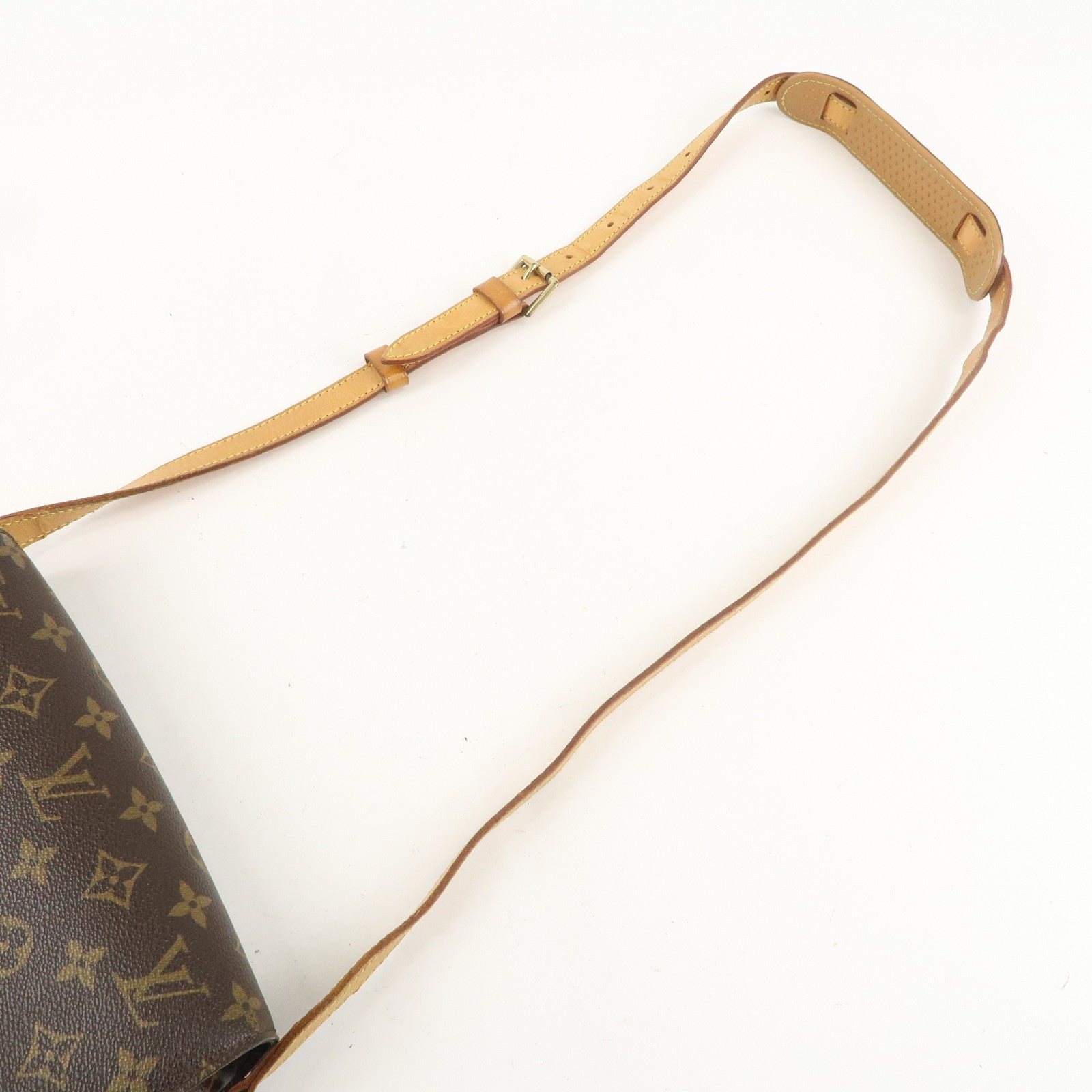 Louis Vuitton Monogram Saint Cloud GM Shoulder Bag Brown M51242