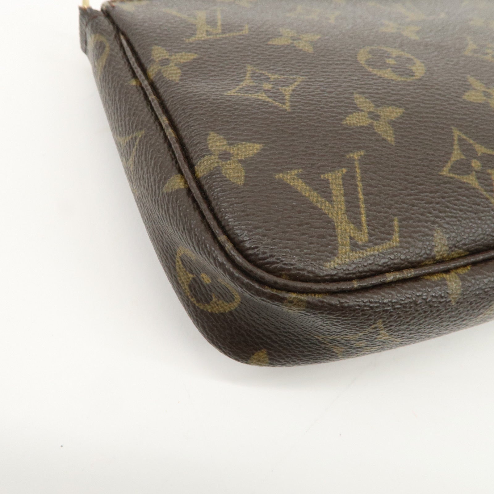 Louis Vuitton Monogram Pochette Accessoires Pouch Brown M51980 Used