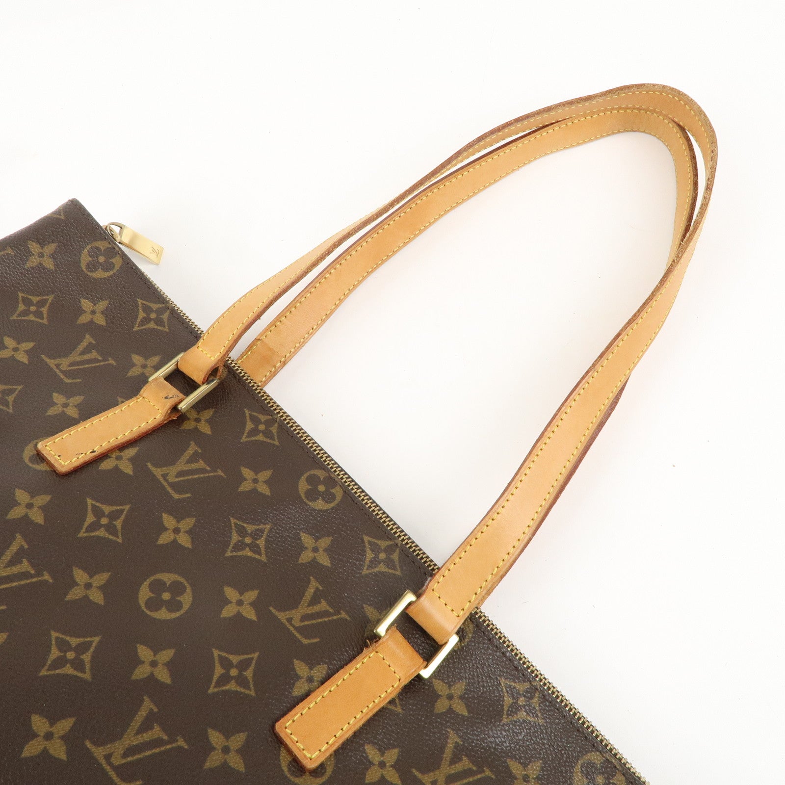 Louis Vuitton Monogram Cabas Mezzo Tote Bag Brown M51151