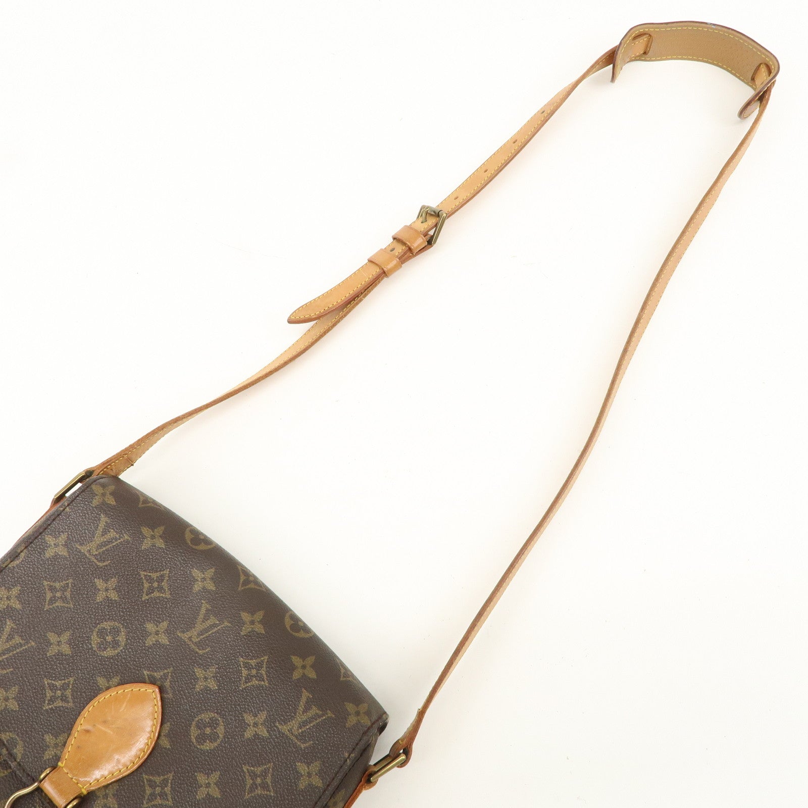 Louis Vuitton Monogram Saint Cloud GM Shoulder Bag Brown M51242