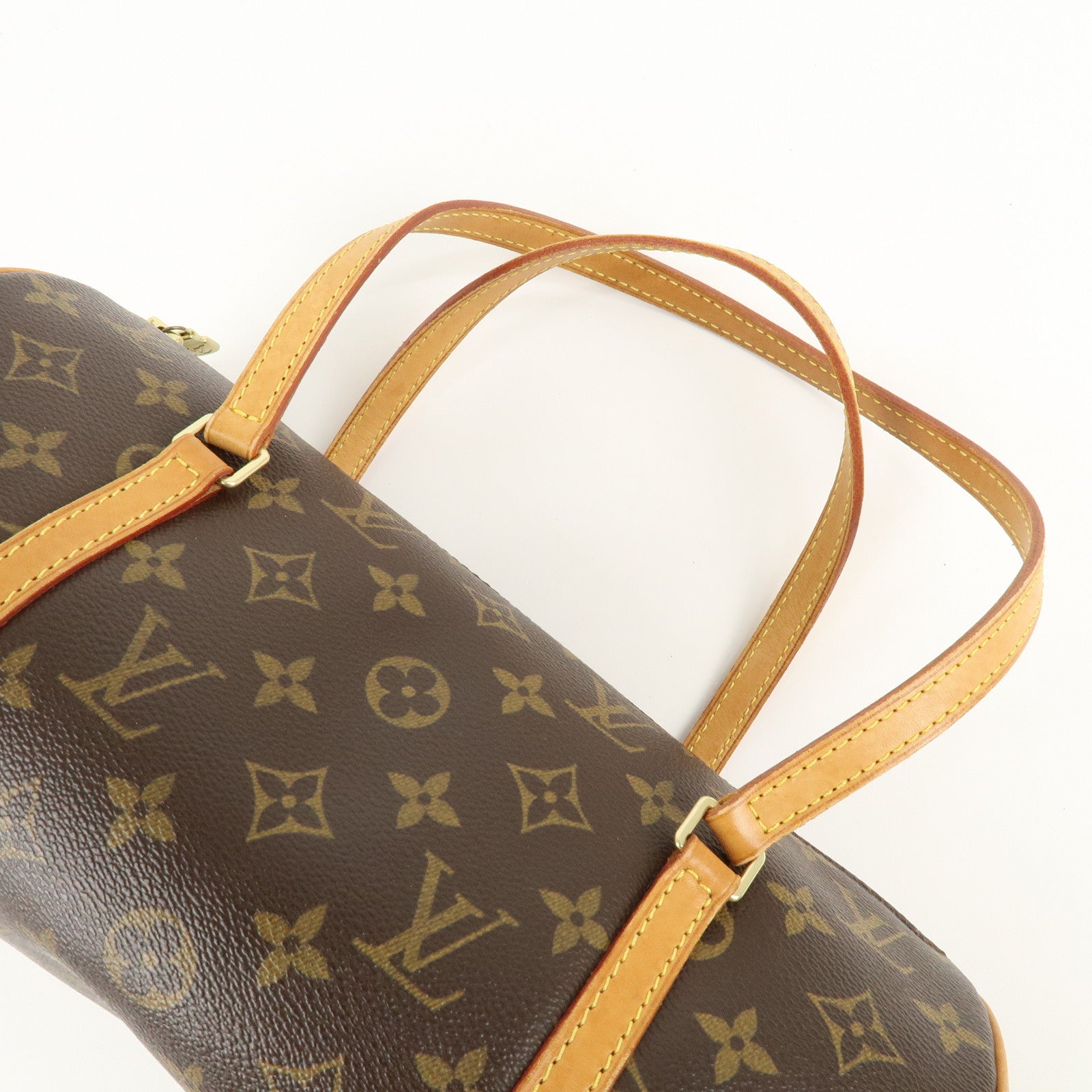 Louis Vuitton Monogram Papillon 30 Hand Bag Brown M51385 Used