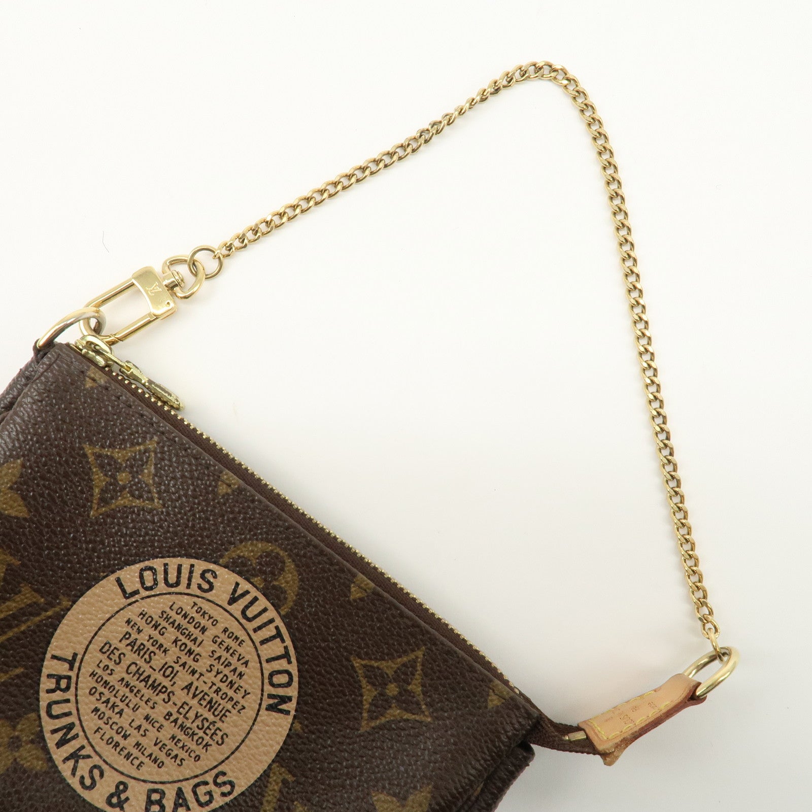 Louis Vuitton Monogram T&B Mini Pochette Accessoires Pouch M60153 Used