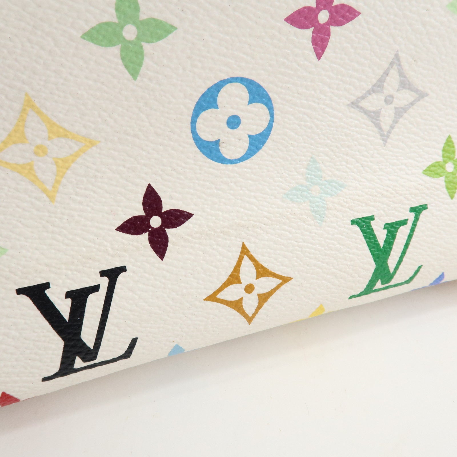 Louis Vuitton Monogram Multi Color Priscilla Hand Bag Blanc M40096 Used