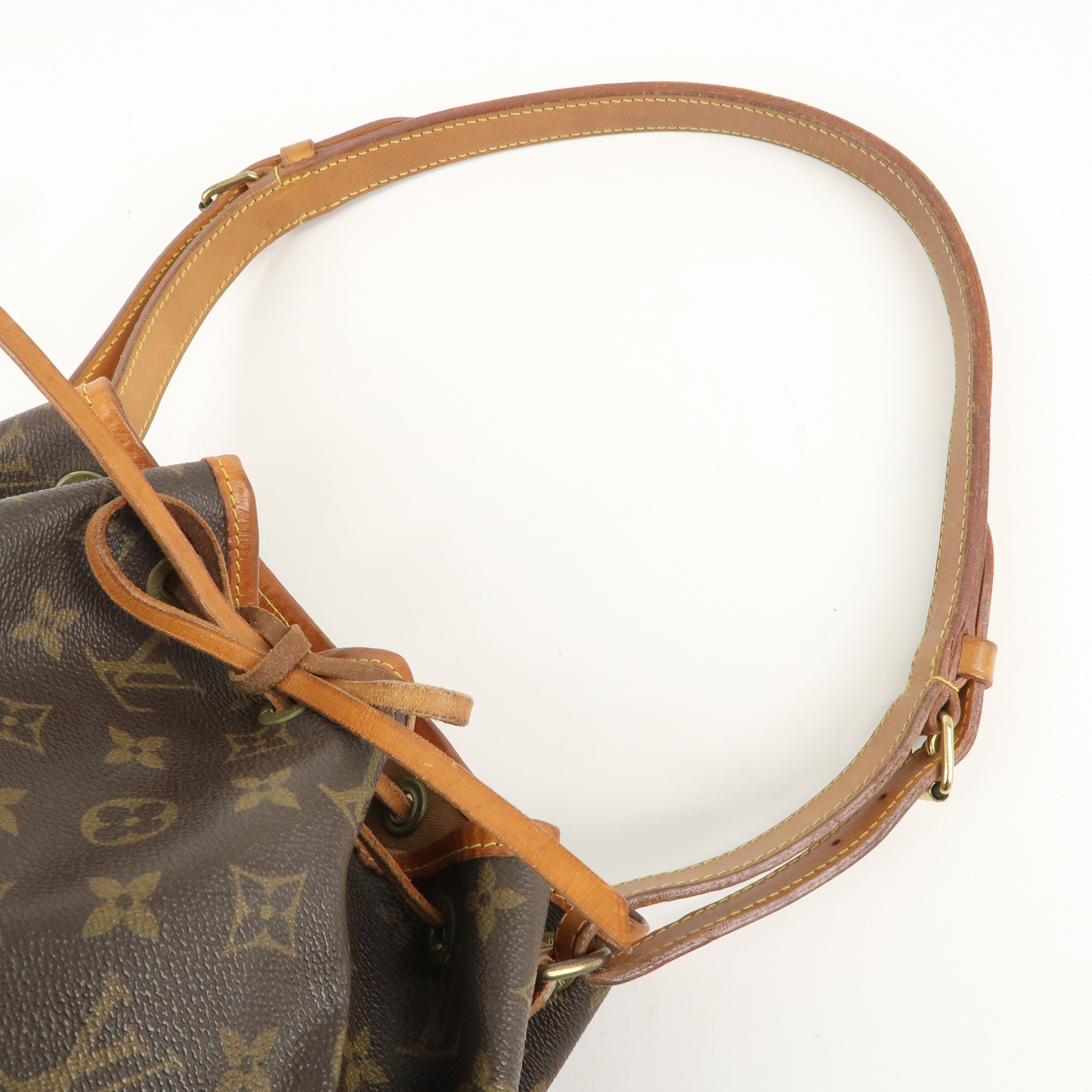 Louis Vuitton Monogram Petit Noe Shoulder Bag Brown M42226