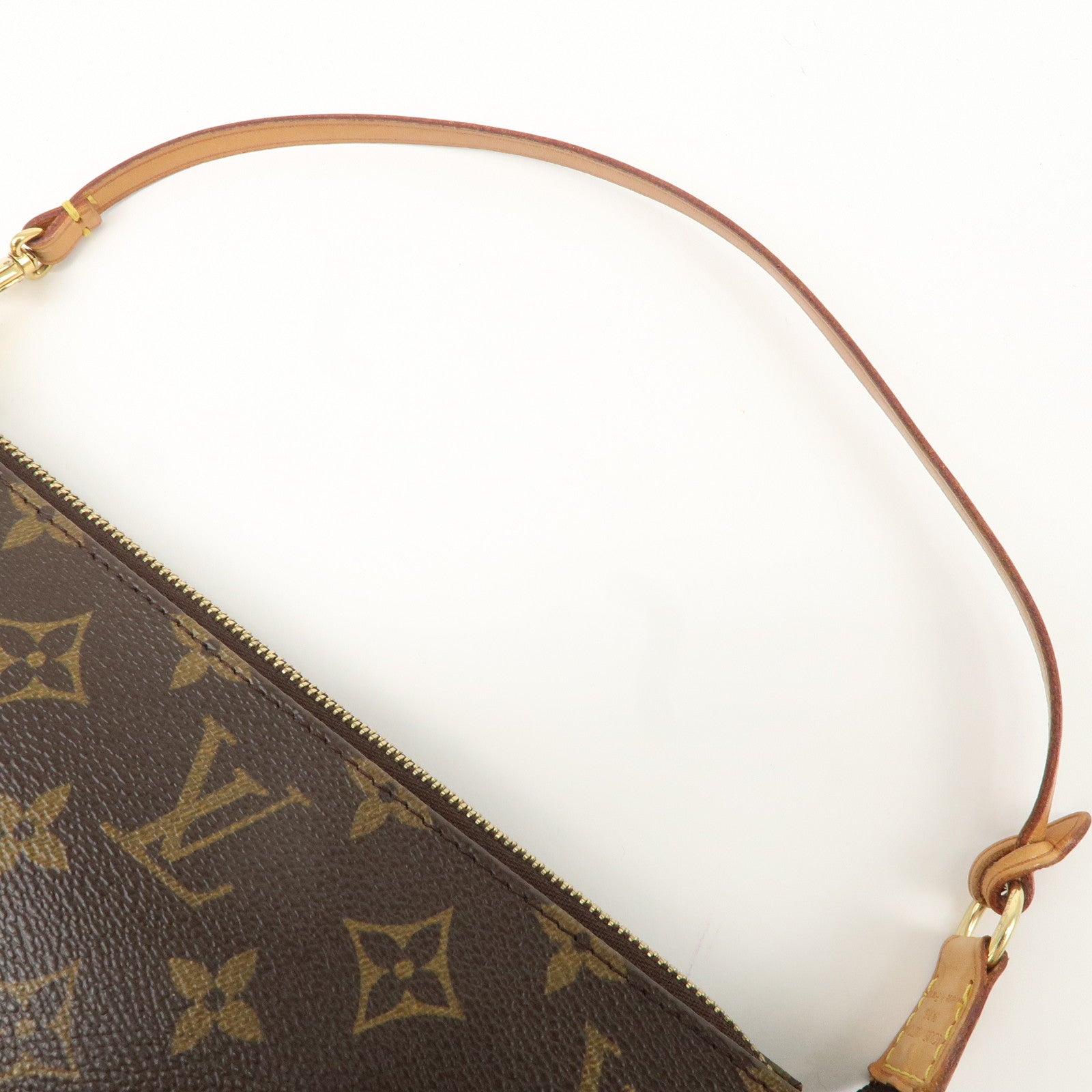 Louis Vuitton Monogram Pochette Accessoires Pouch Hand Bag  M51980 Used