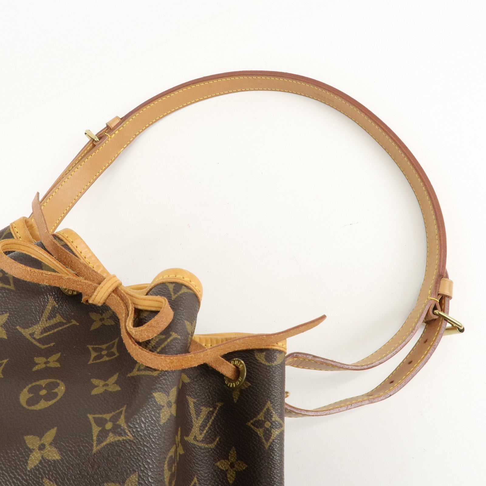 Louis Vuitton Monogram Noe Shoulder Bag Hand Bag Brown M42224 Used