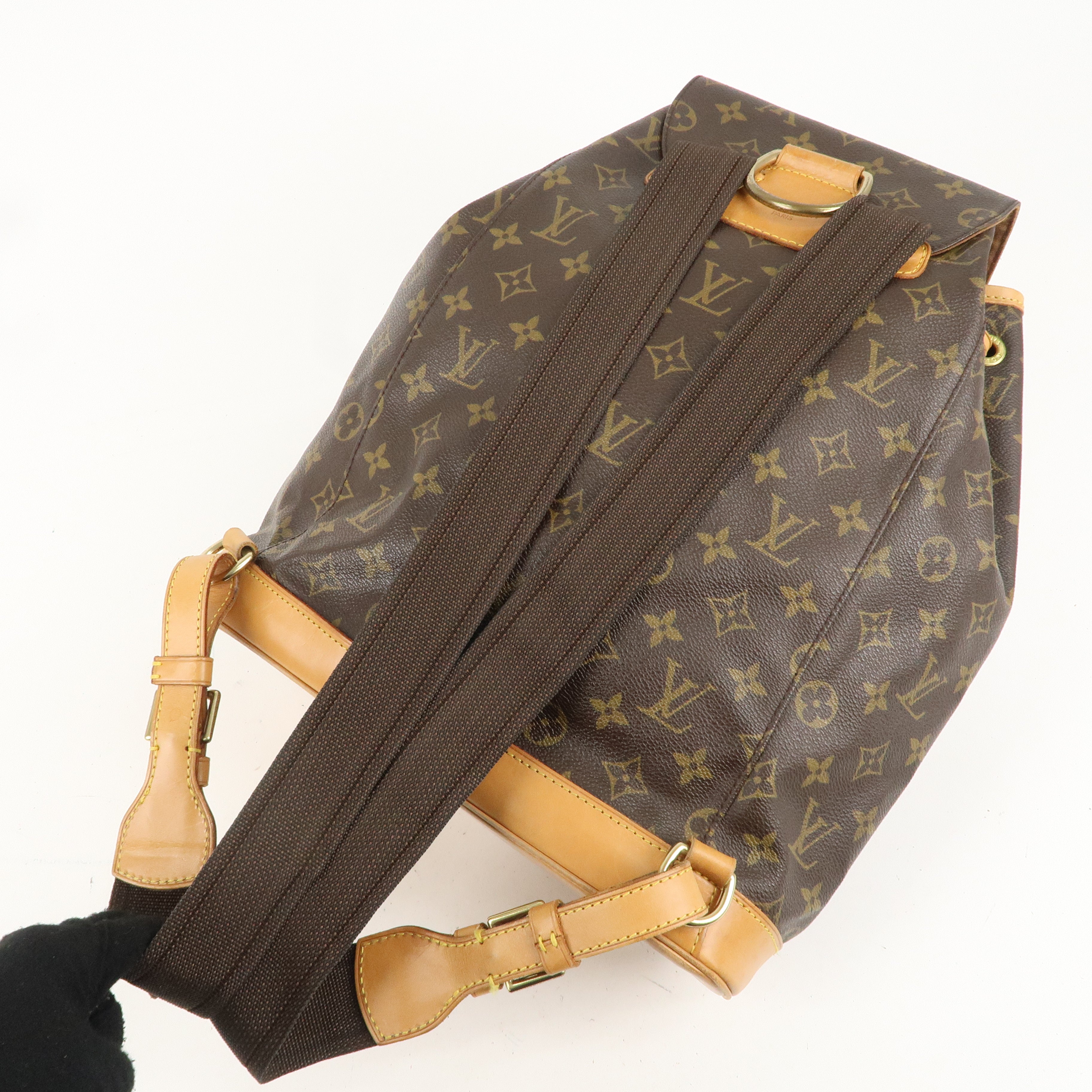 Louis Vuitton Monogram Montsouris GM Back Pack Brown M51135