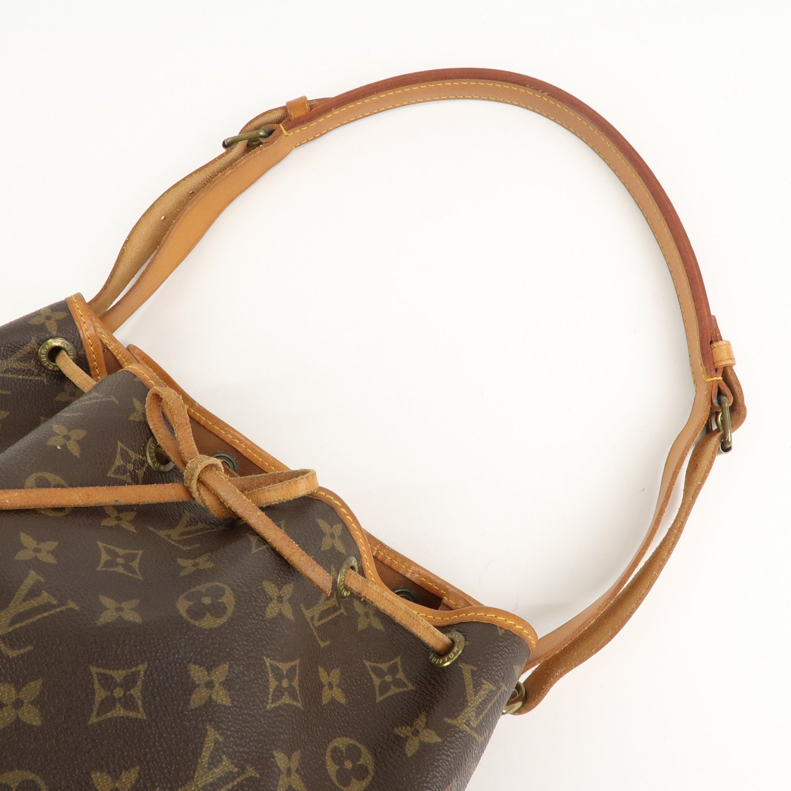 Louis Vuitton Monogram Petit Noe Shoulder Bag Brown M42226 Used