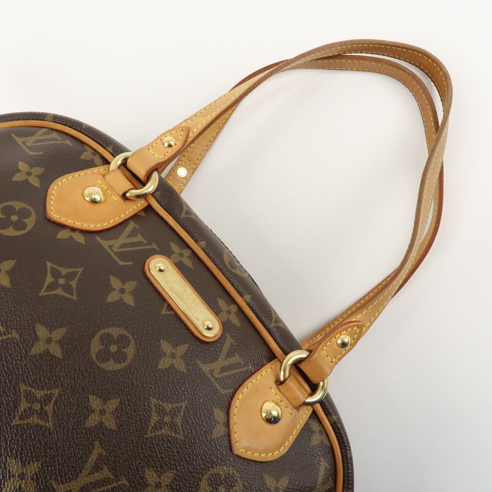 Louis Vuitton Monogram Montorgueil PM Hand Bag Brown M95565 Used