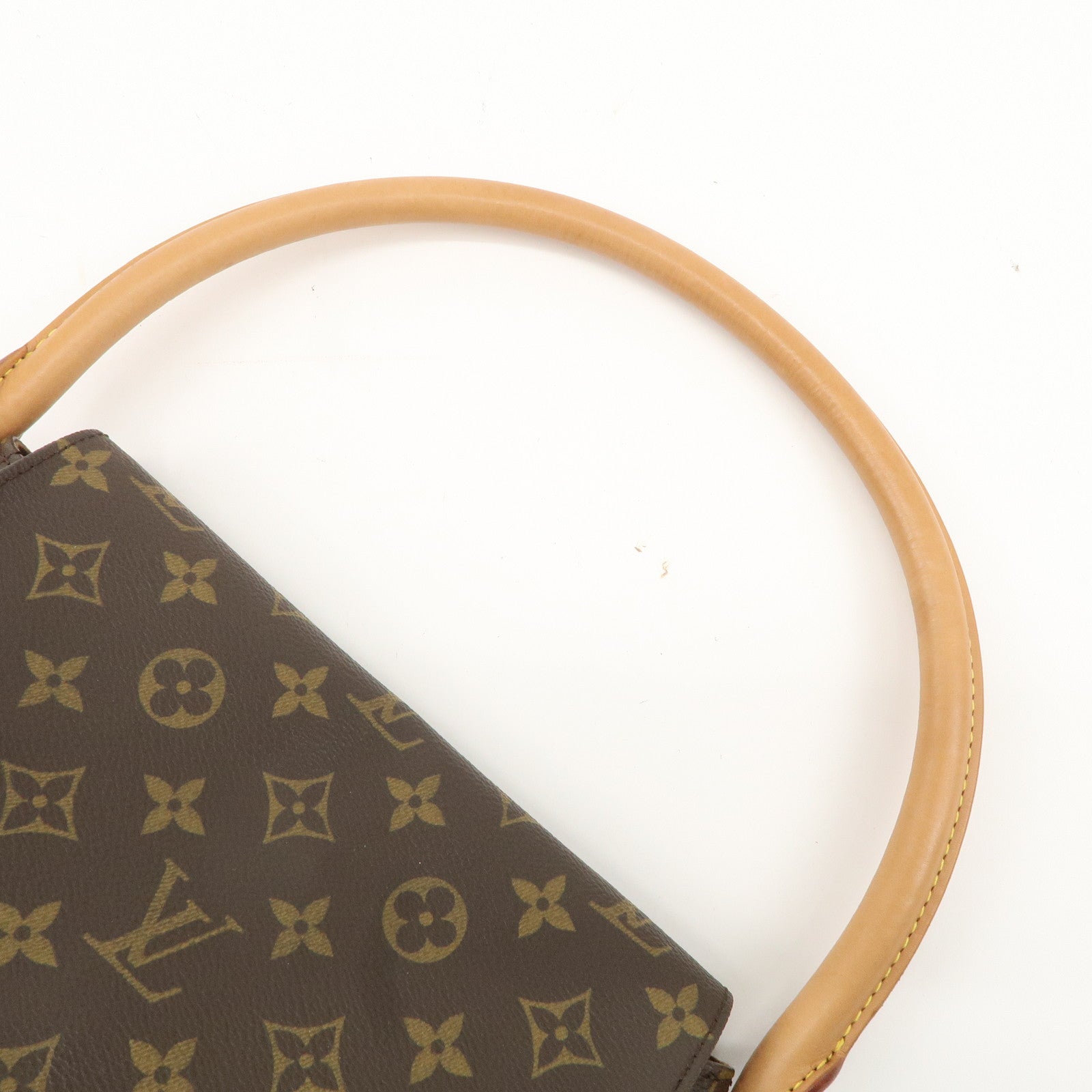 Louis Vuitton Monogram Mini Looping Shoulder Bag Hand Bag M51147 Used