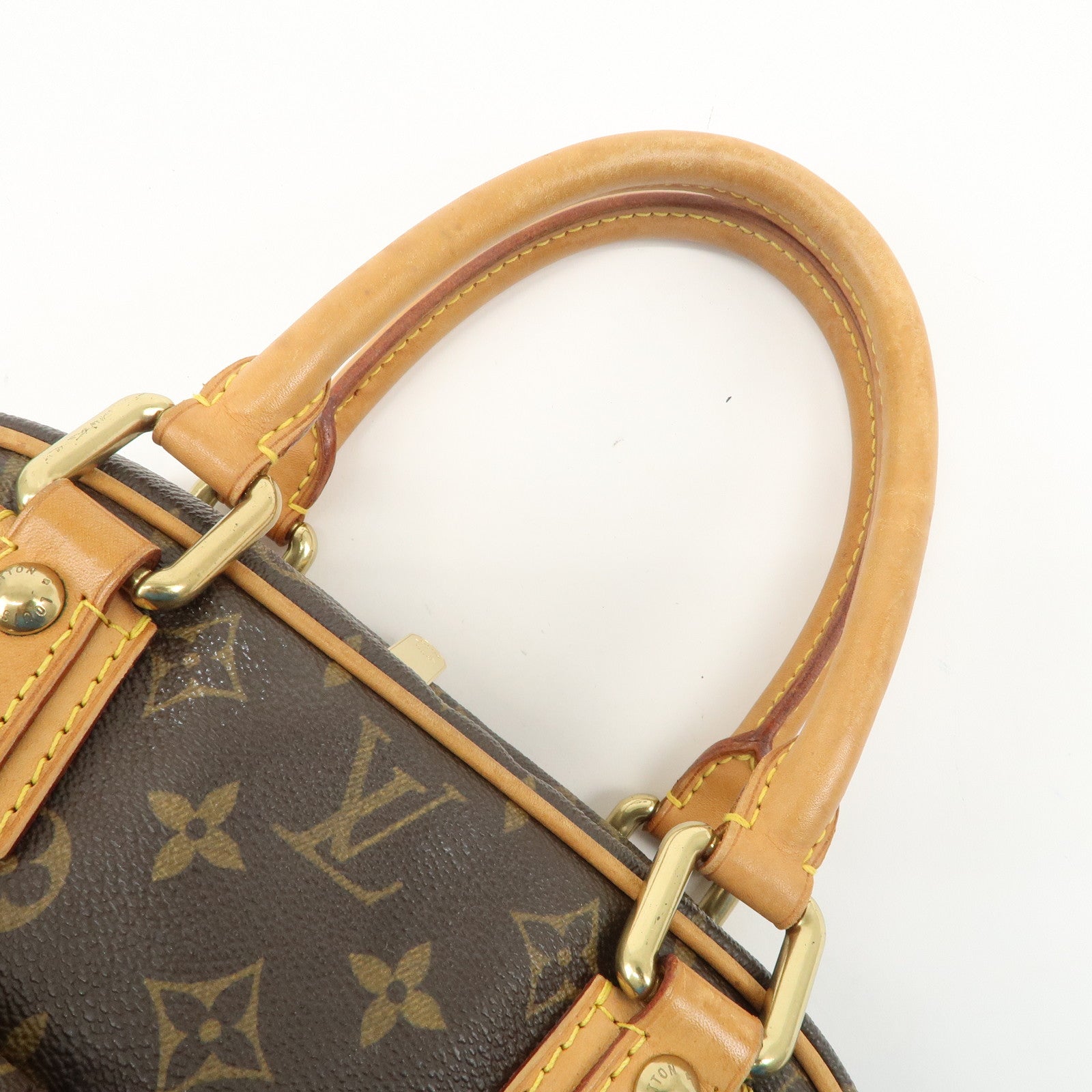 Louis Vuitton Monogram Manhattan PM Hand Bag M40026 Used