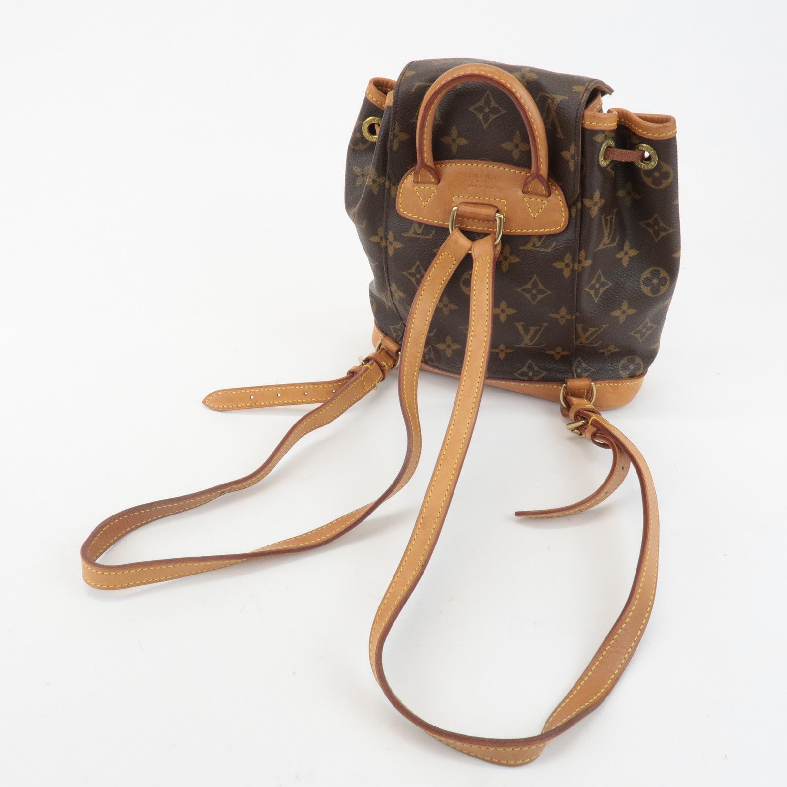 Louis Vuitton Monogram Mini Montsouris Back Pack Brown M51137 Used