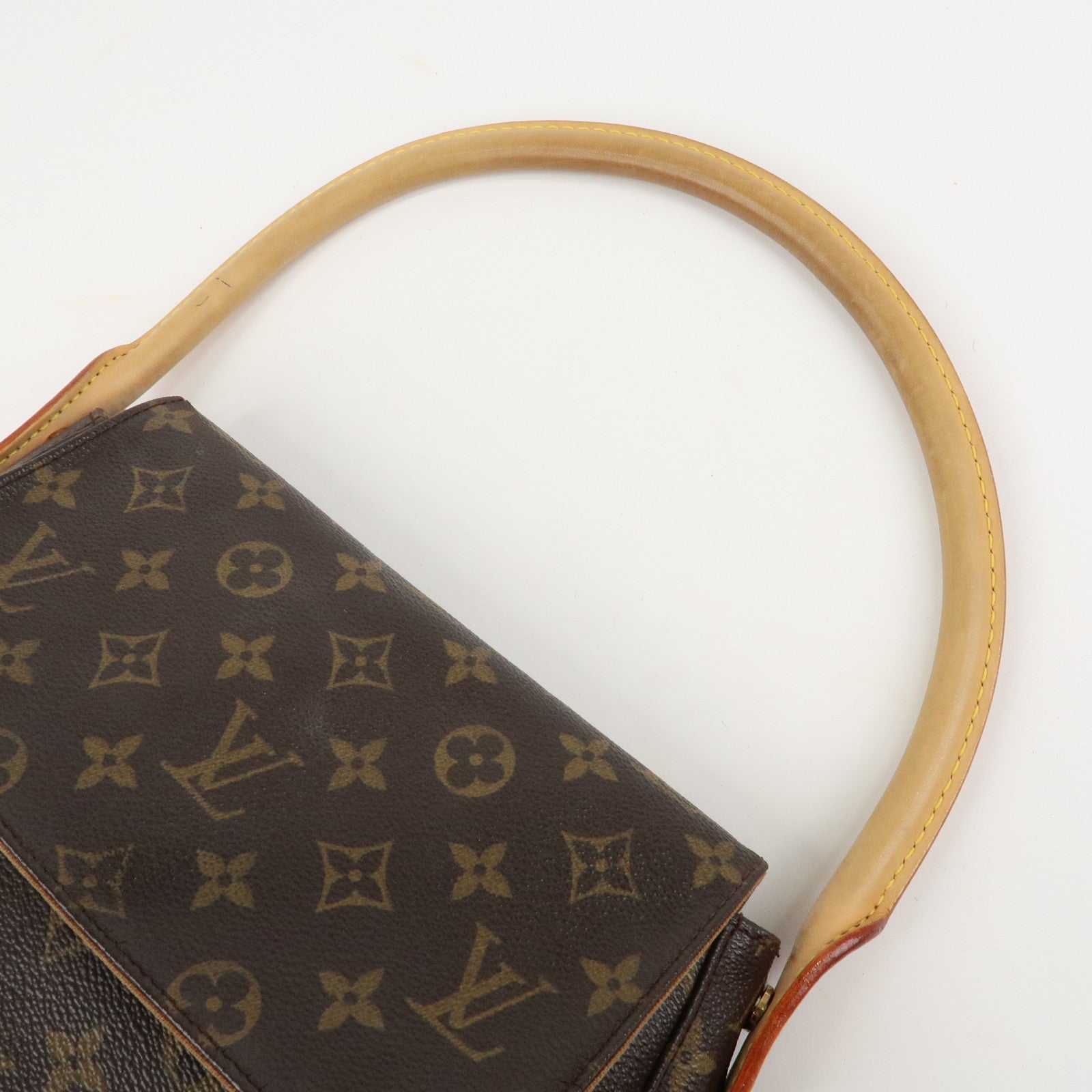 Louis Vuitton Monogram Mini Looping Shoulder Bag Hand Bag M51147 Used