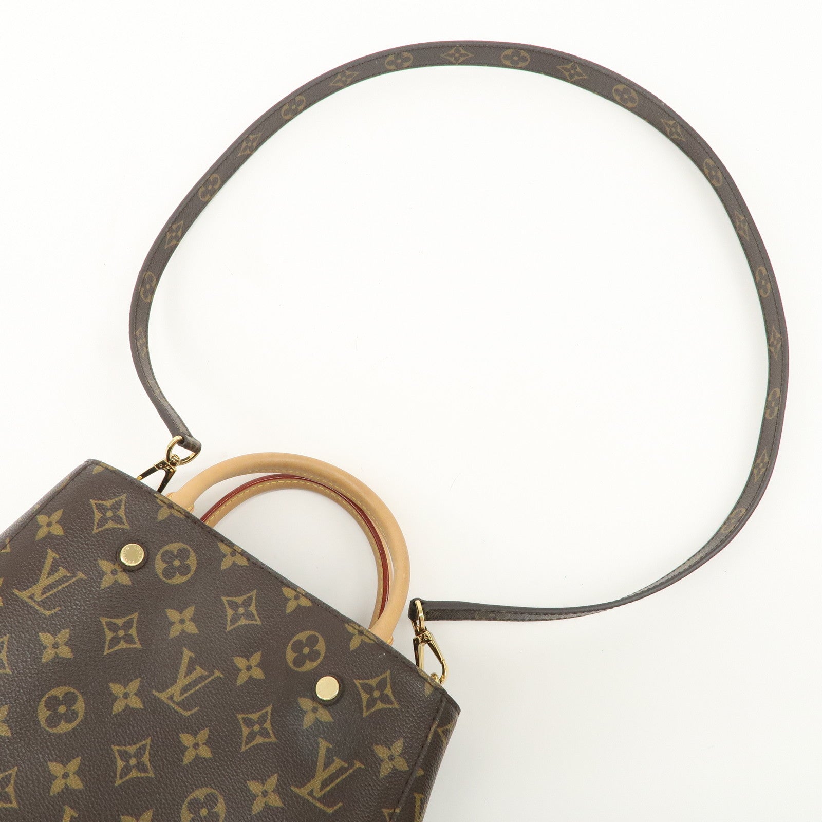 Louis Vuitton Monogram Montaigne BB 2Way Bag Hand Bag M41055 Used