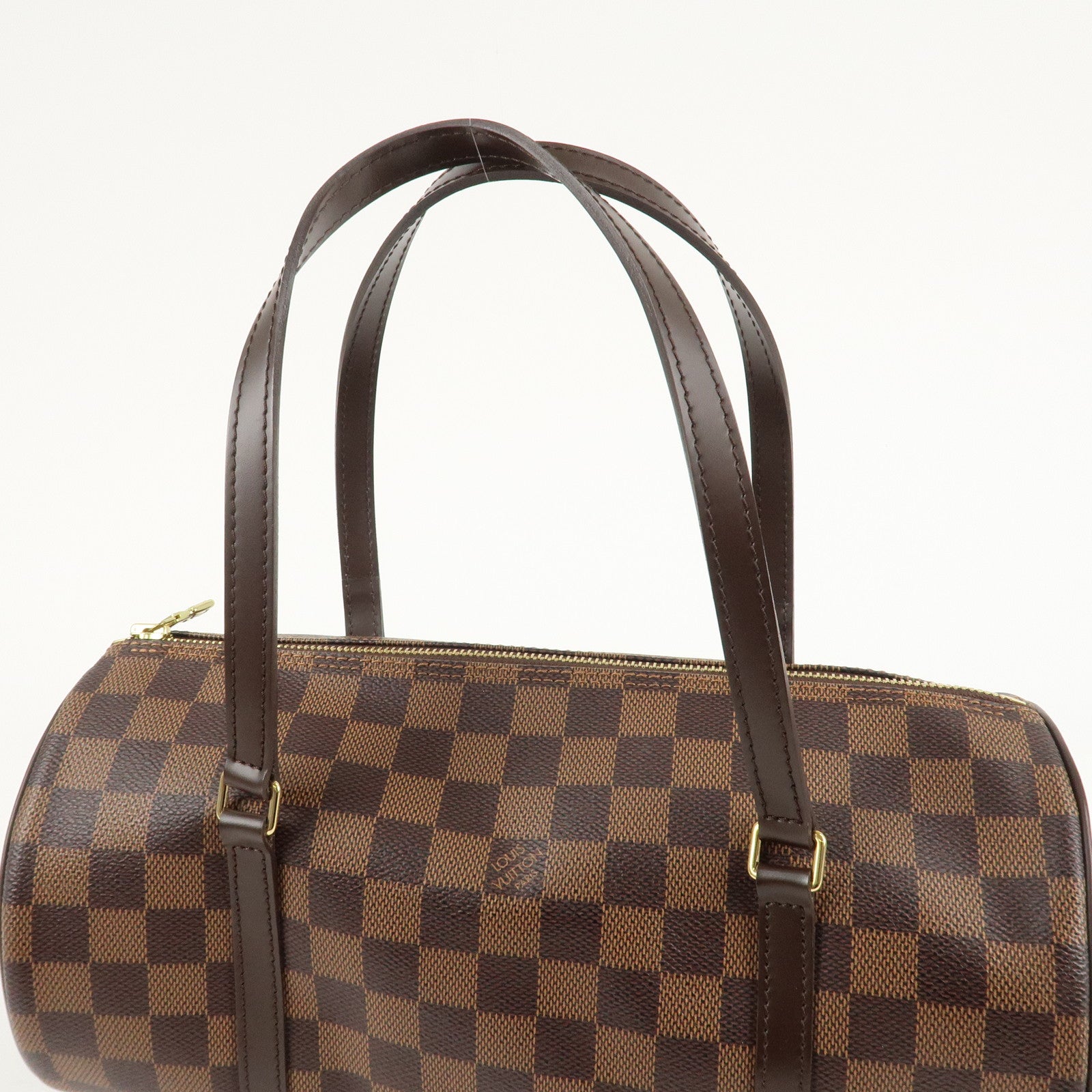 Louis Vuitton Damier Papillon 30 Hand Bag Pouch Brown N51303 Used