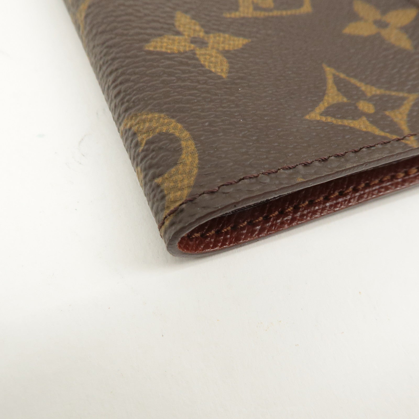 Louis Vuitton Monogram Porte Cartes Credit Pression Brown M60937