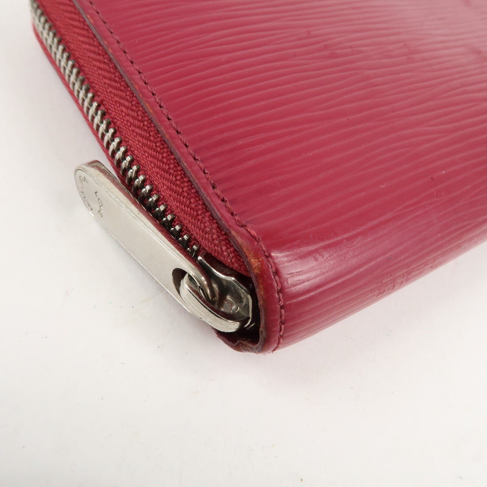 Louis Vuitton Epi Zippy Wallet Zip Around Wallet Fuchsia M60305