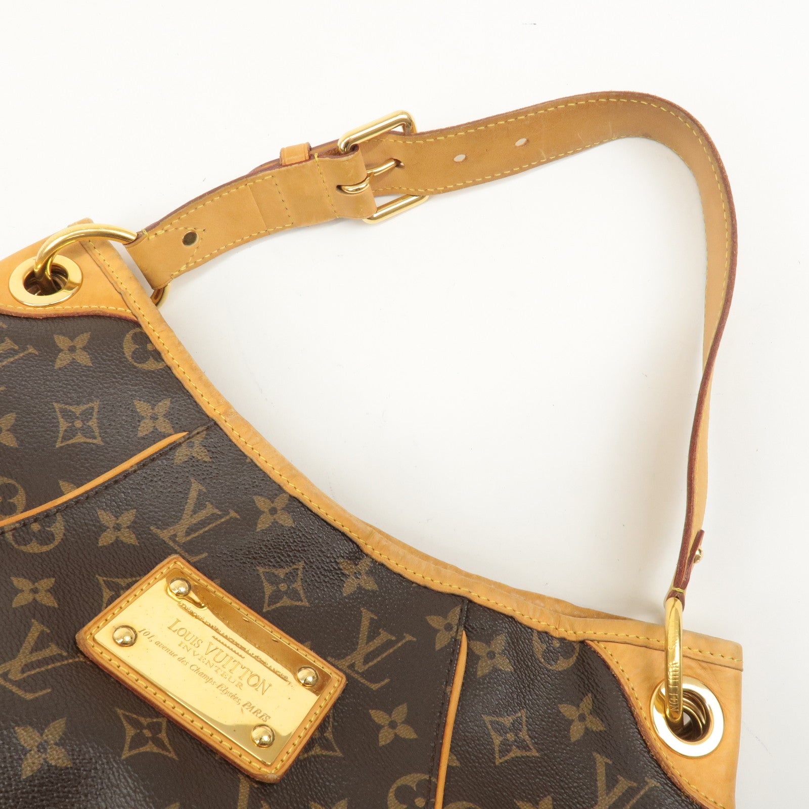 Louis Vuitton Monogram Galliera PM Shoulder Bag Brown M56382