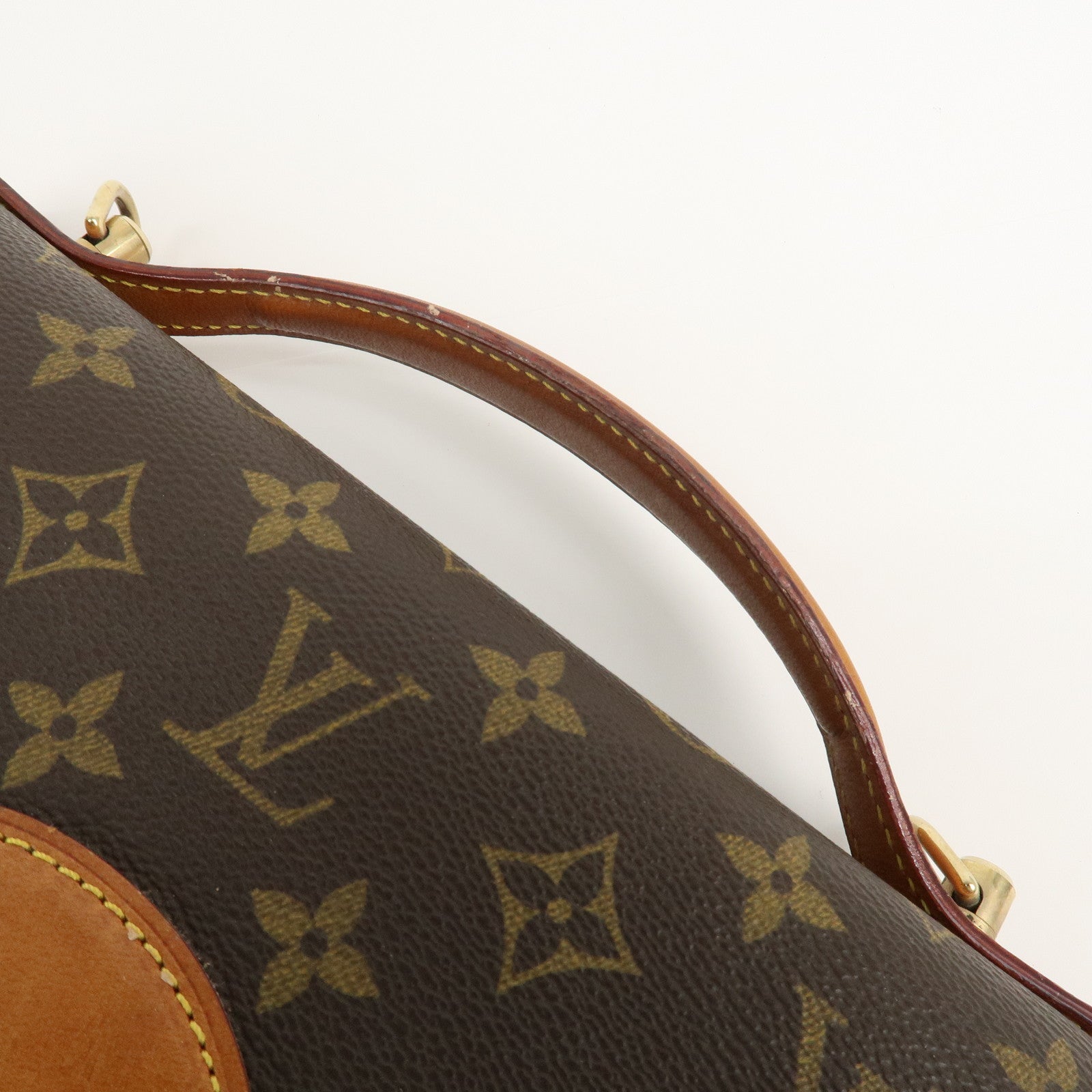 Louis Vuitton Monogram Bel Air Shoulder Bag Brown M51122