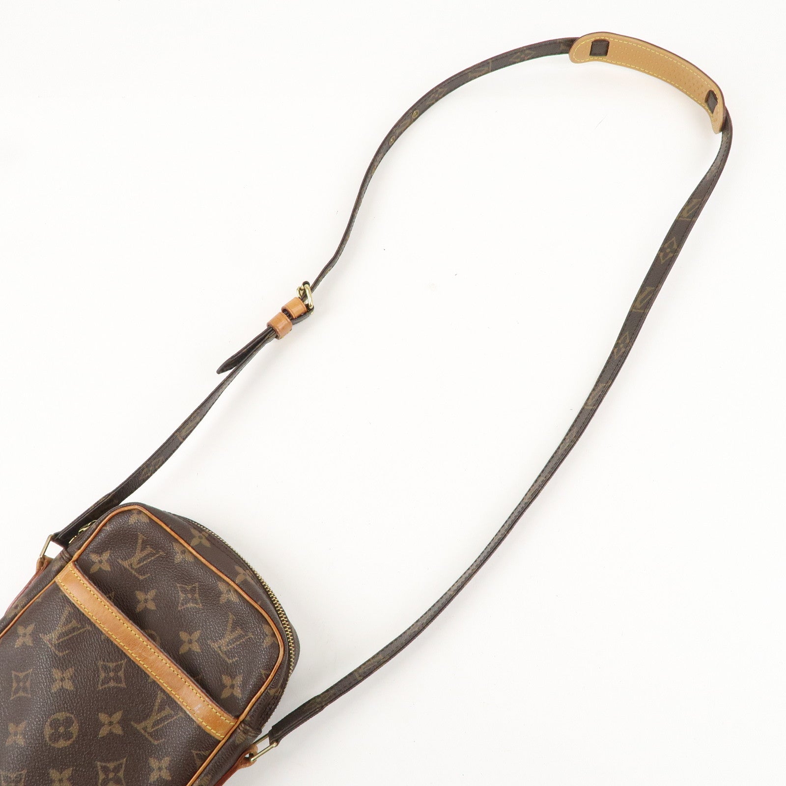 Louis Vuitton Monogram Danube Shoulder Bag Brown M45266