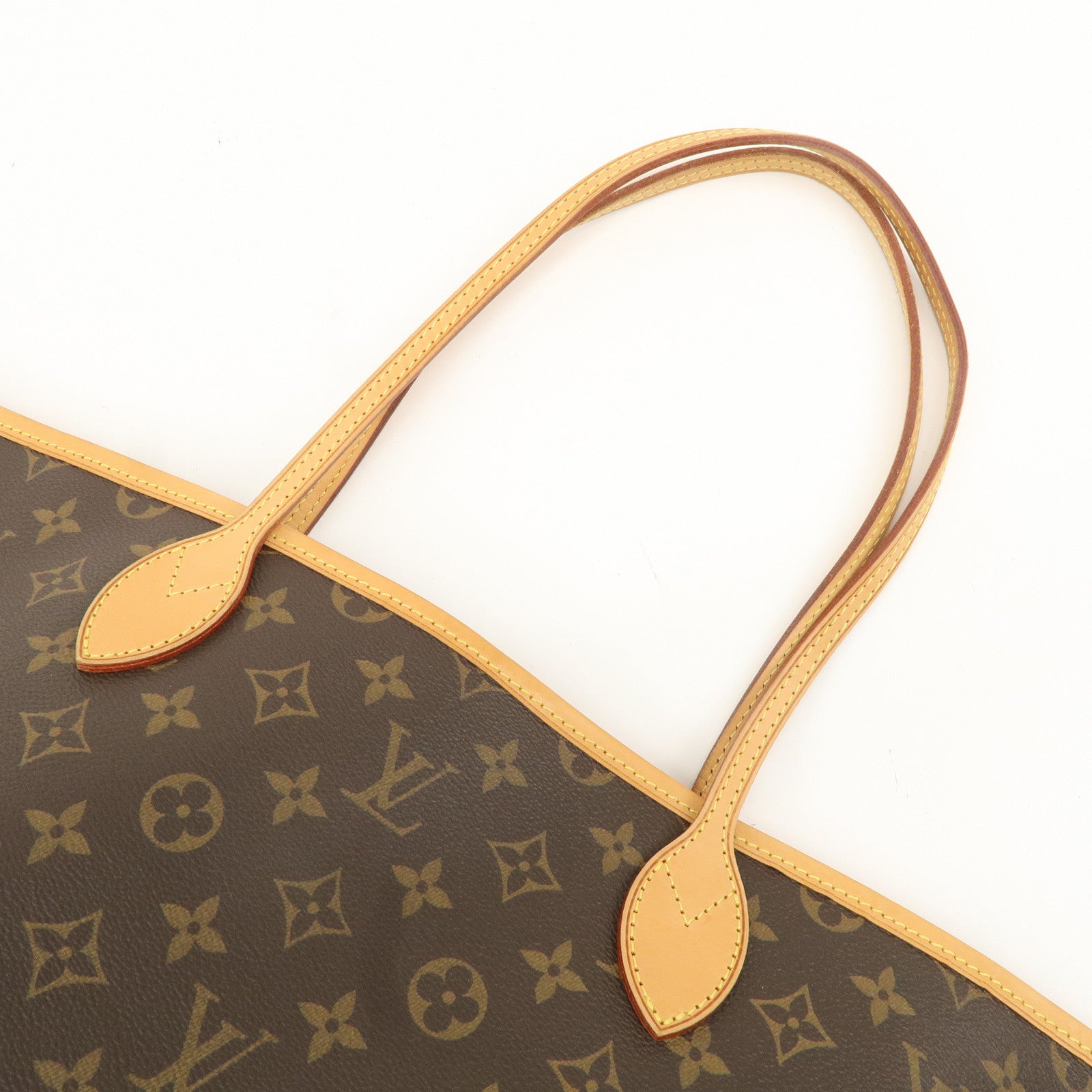 Louis Vuitton Monogram Neverfull GM Tote Bag Brown M40157 Used