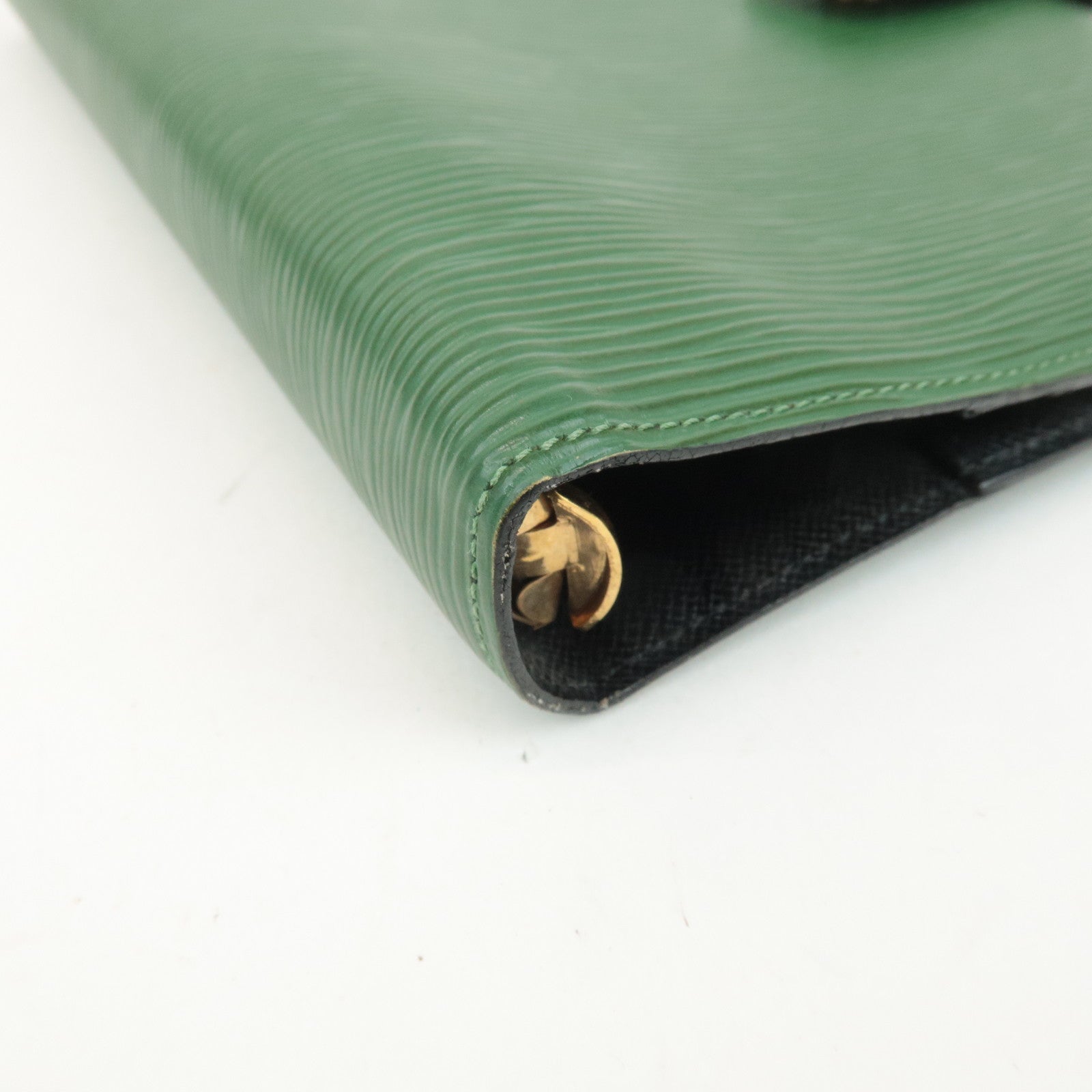 Louis Vuitton Epi Agenda GM Planner Cocer Borneo Green R20212 Used