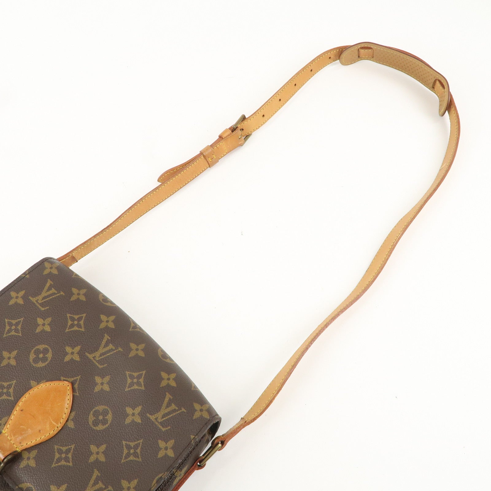 Louis Vuitton Monogram Saint Cloud GM Shoulder Bag Brown M51242