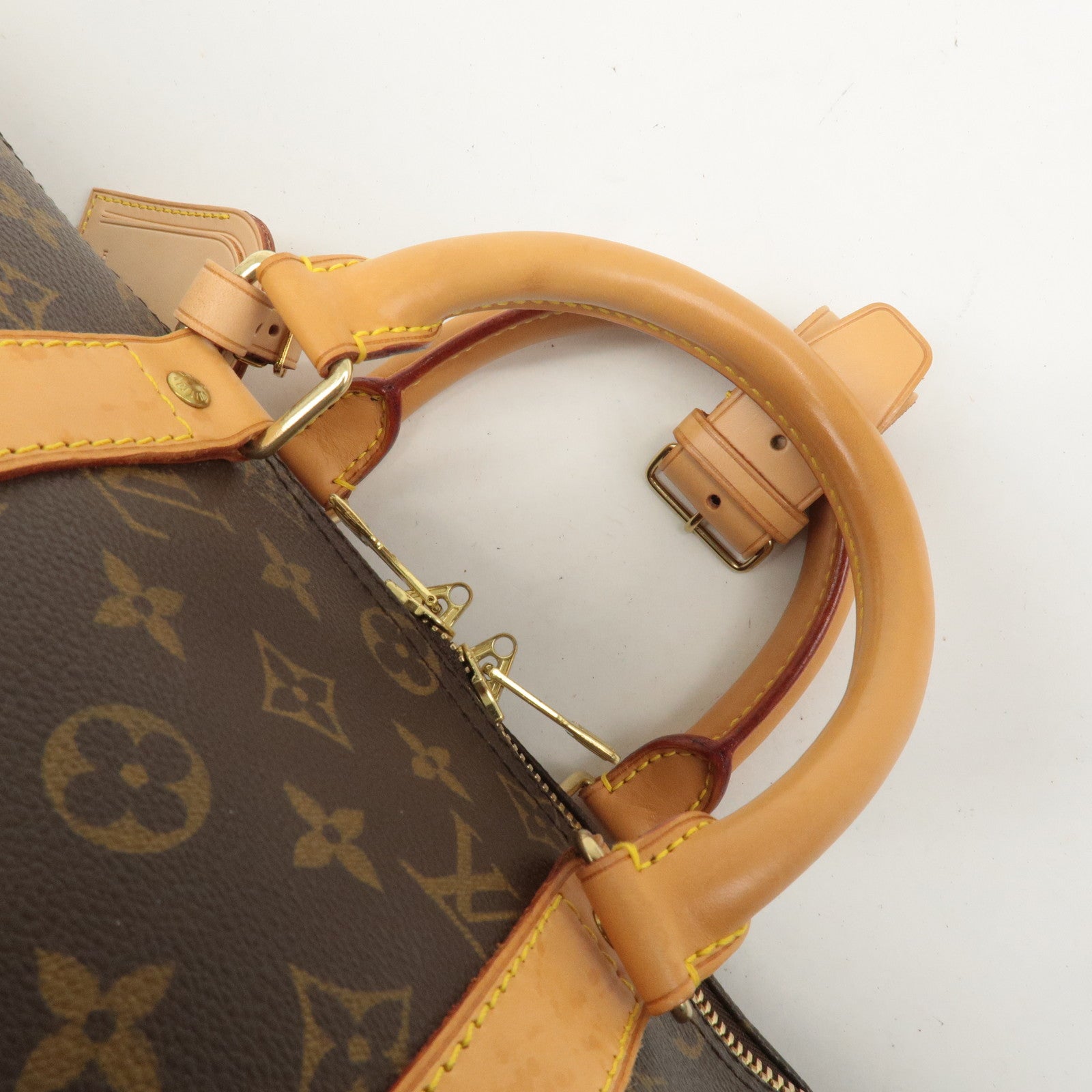 Louis Vuitton Monogram Keep All Bandouliere 45 Boston Bag M41418