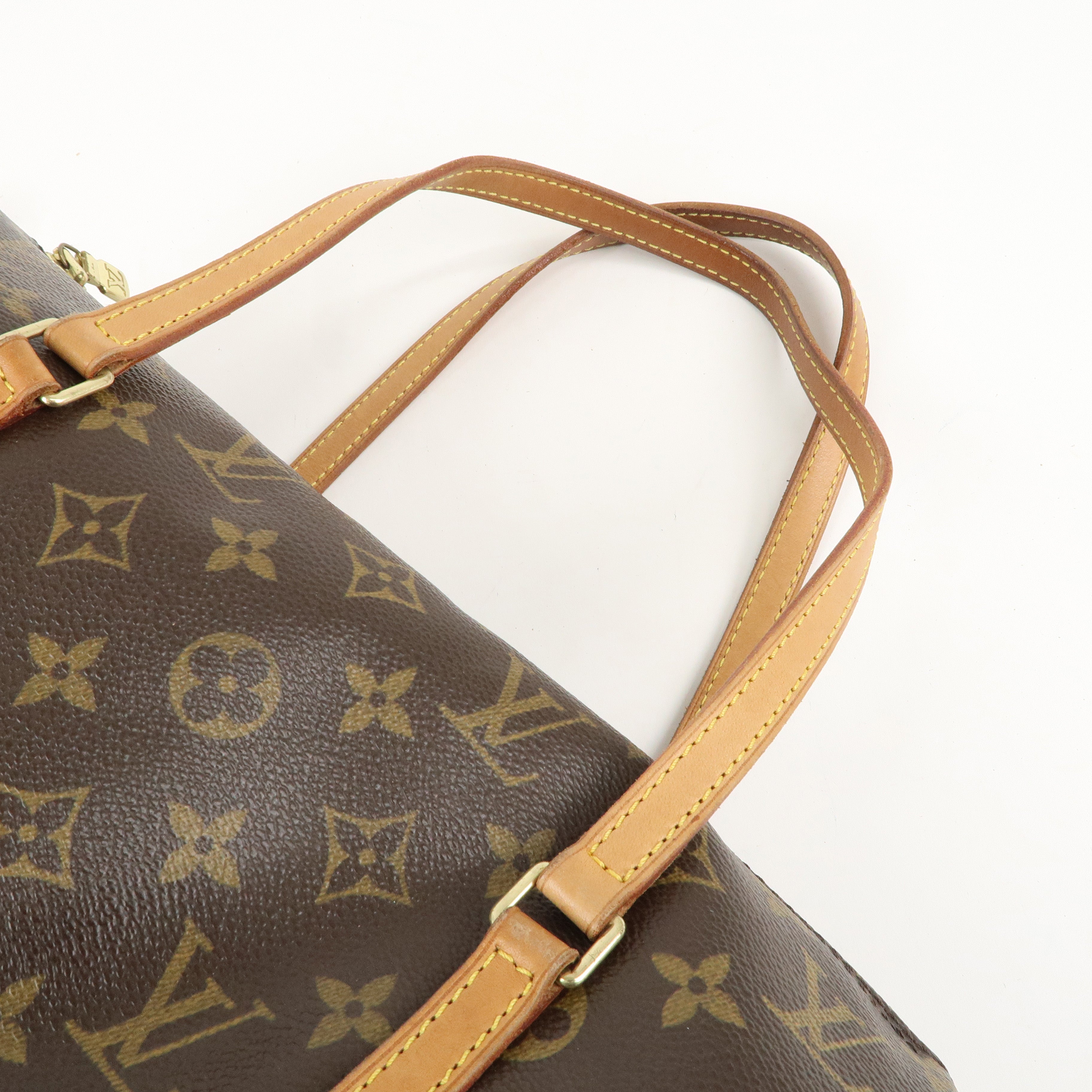 Louis Vuitton Monogram Papillon 30 Hand Bag Brown M51385