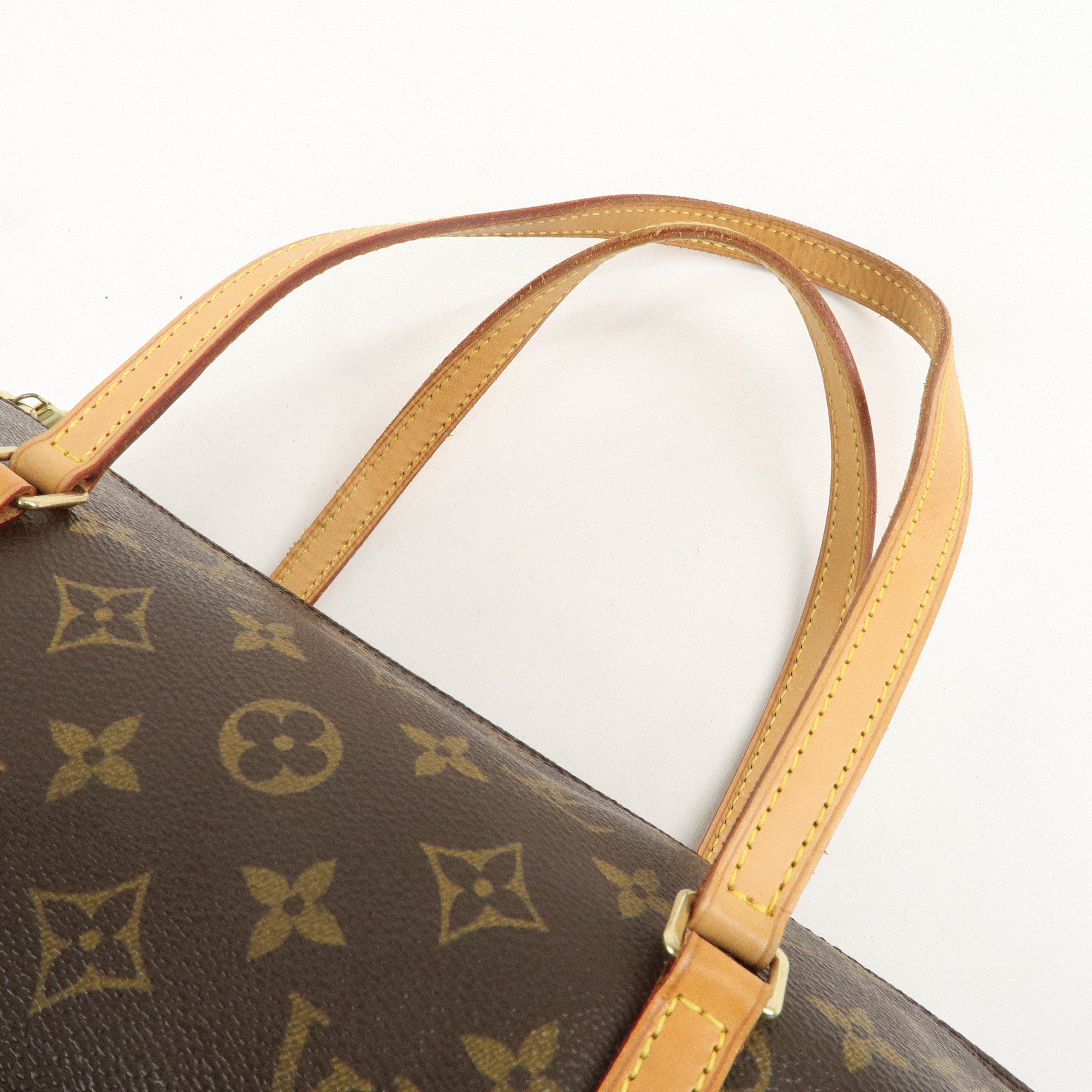 Louis Vuitton Monogram Papillon 30 Hand Bag 
Pouch Brown M51385