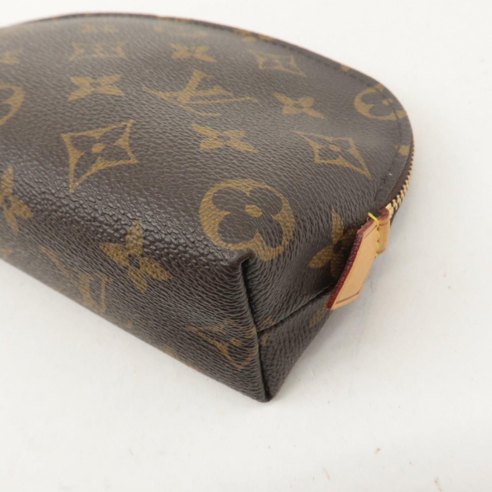 Louis Vuitton Monogram Pochette Cosmetic Pouch Brown M47515