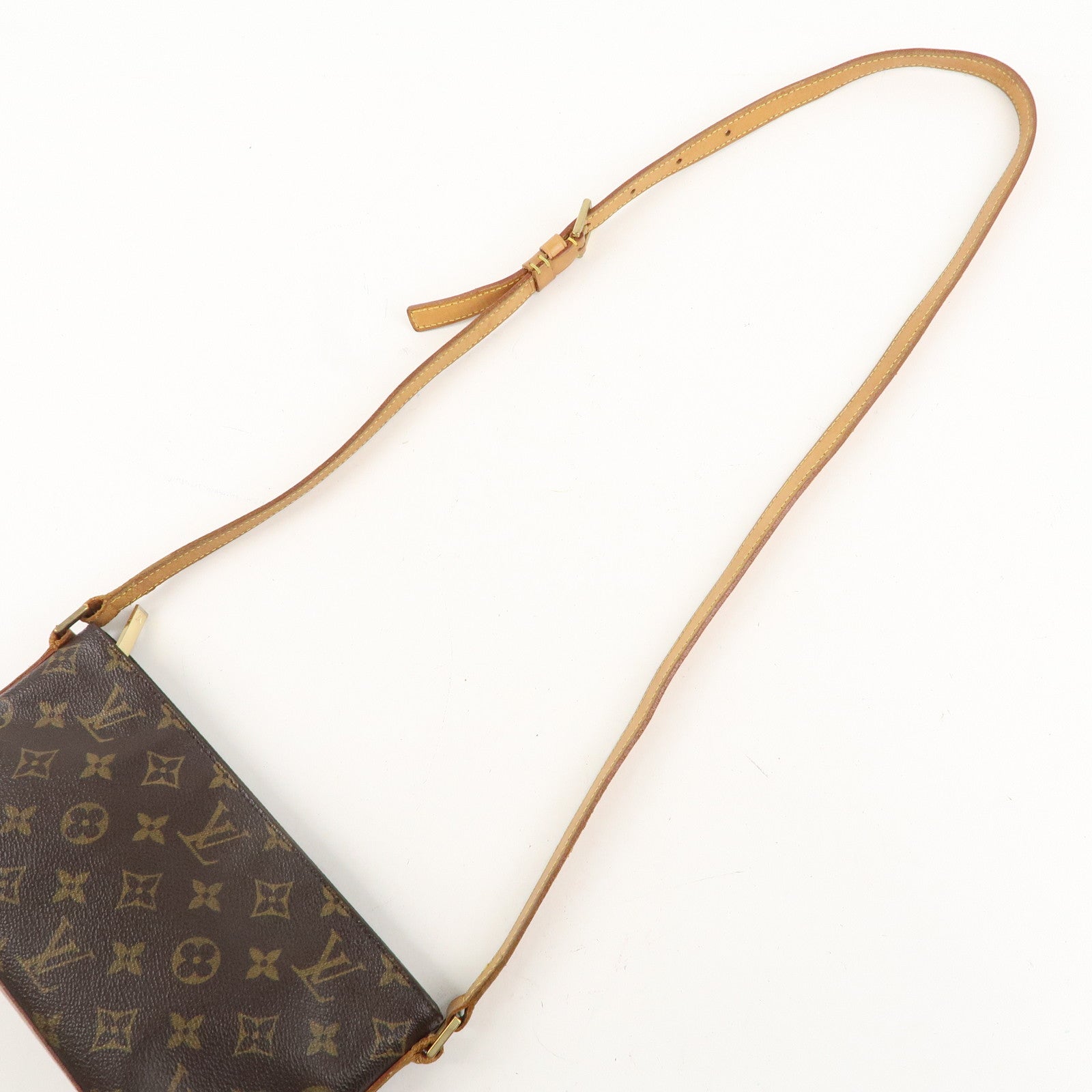 Louis Vuitton Monogram Trotteur Shoulder Bag Brown M51240