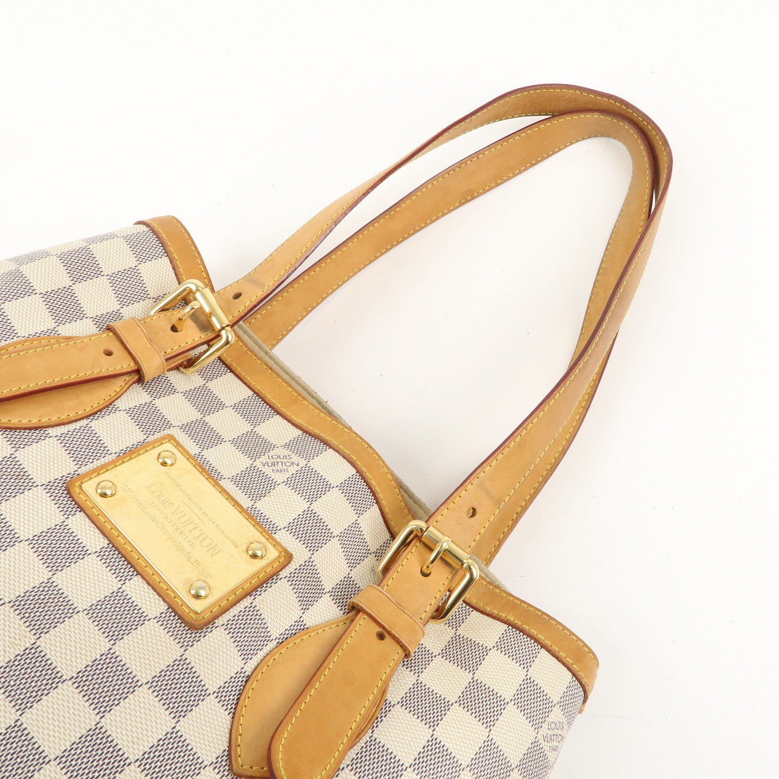 Louis Vuitton Damier Azur Hampstead MM Tote Bag N51206