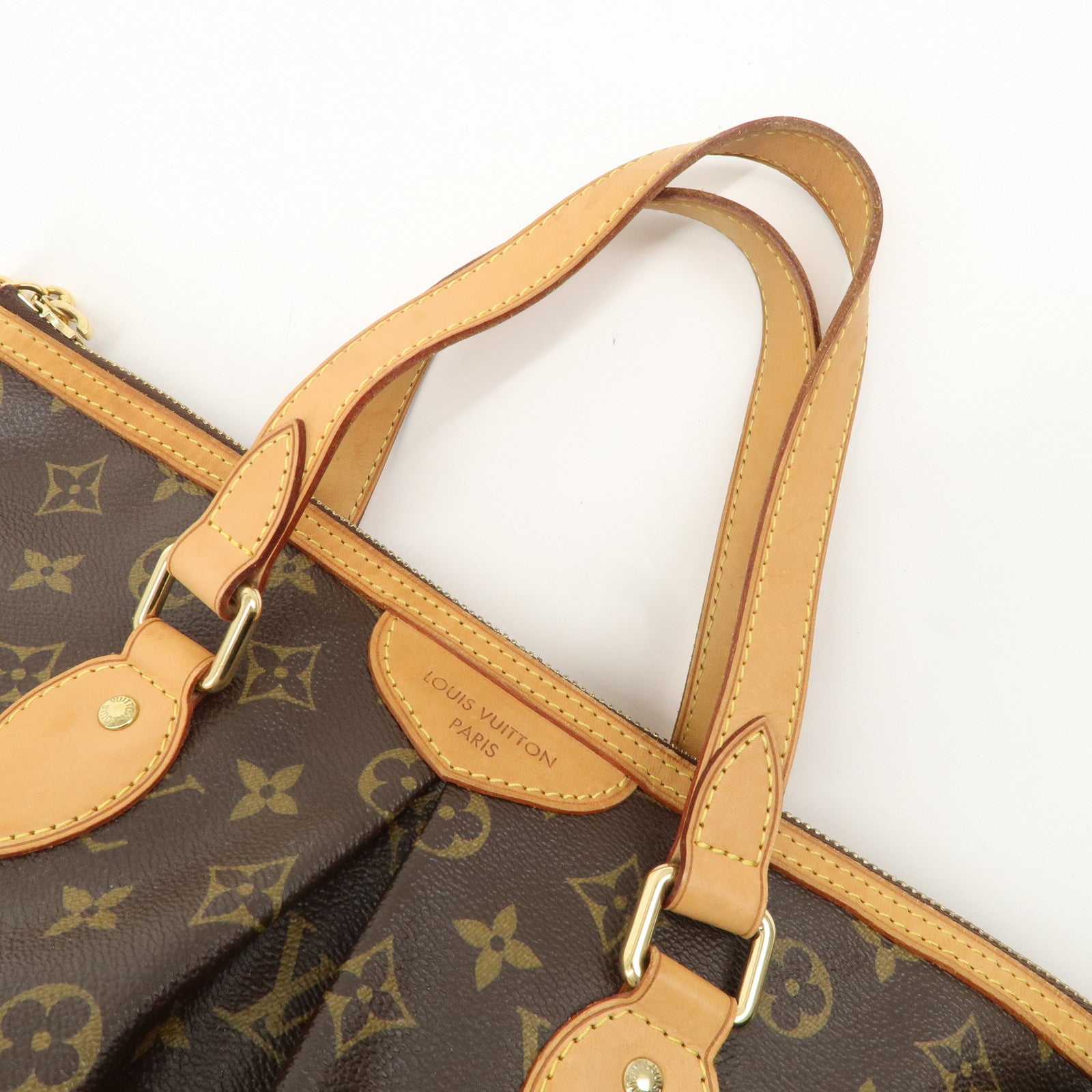 Louis Vuitton Monogram Palermo PM 2Way Hand Bag M40145 Used