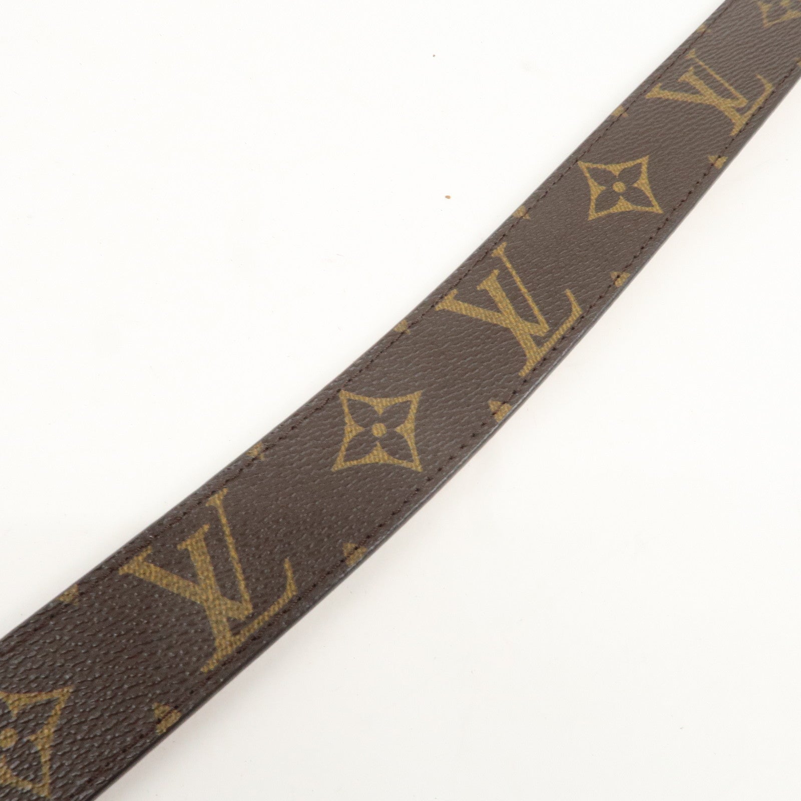 Louis Vuitton Monogram Santule Oval Belt 85/34 M9842 Used