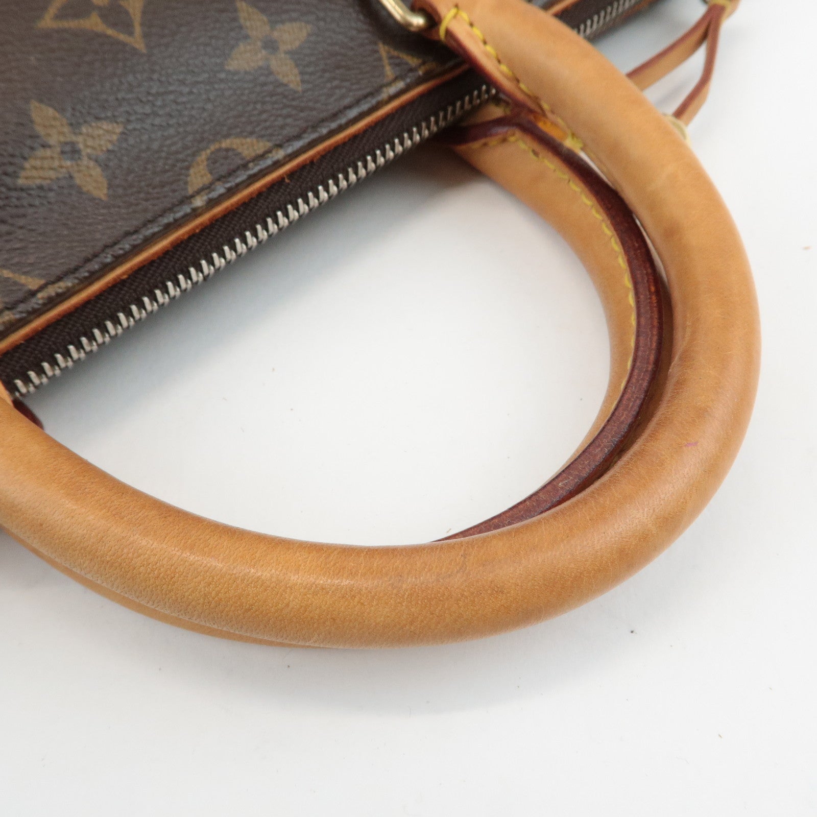 Louis Vuitton Monogram Popincourt Hand Bag Brown M40009 Used