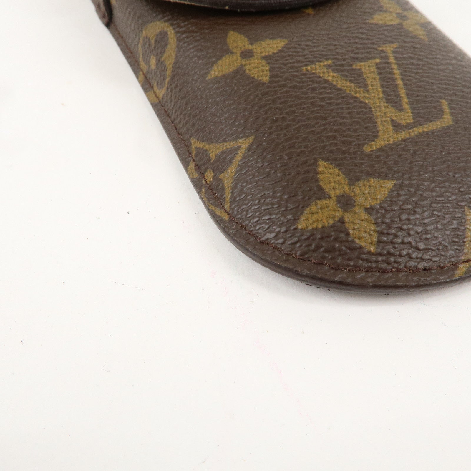 Louis Vuitton Monogram etui a lunettes lavel Glasses Case M62970