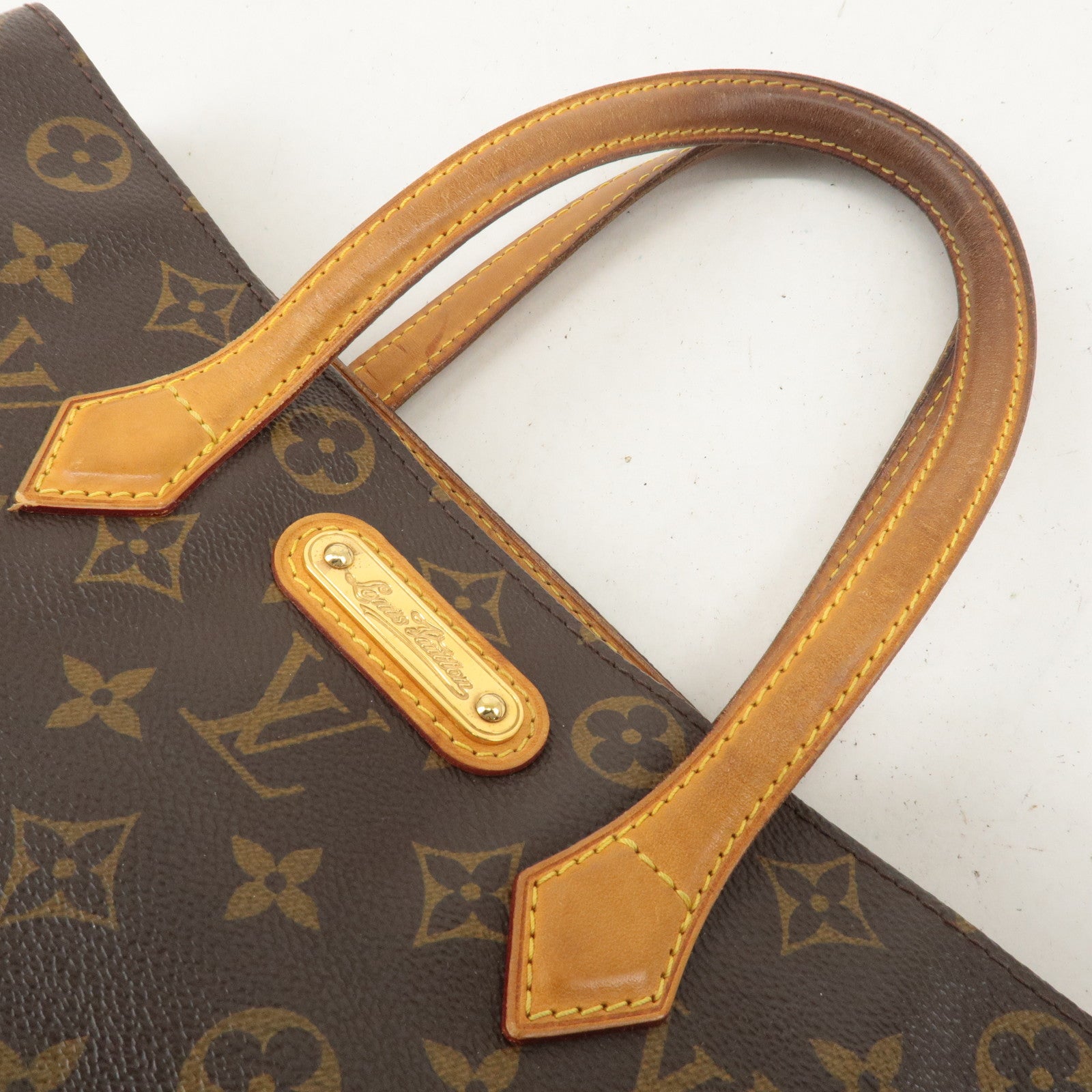 Louis Vuitton Monogram Wilshire PM Hand Bag Tote Bag M45643