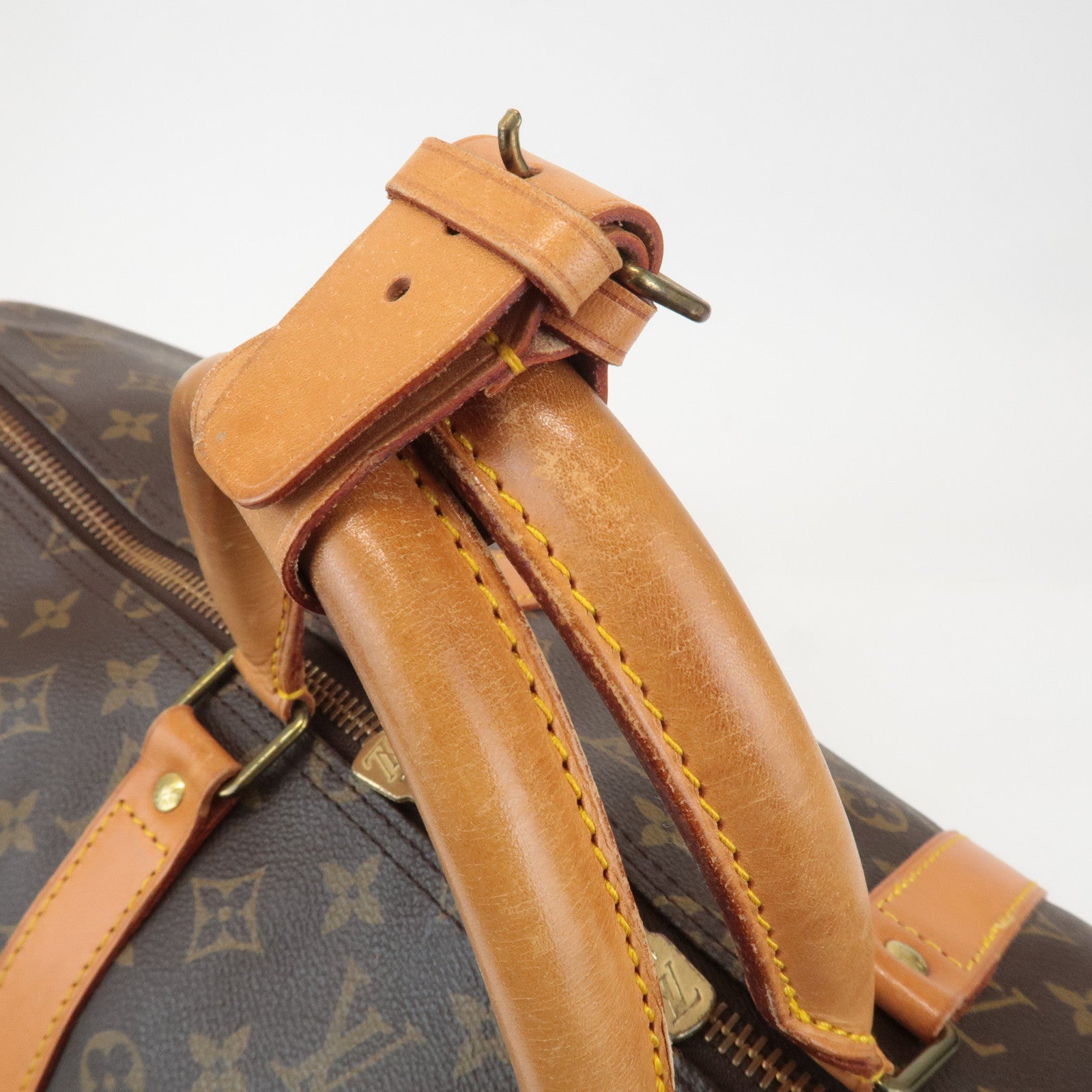 Louis Vuitton Monogram Keep All 55 Boston Bag Brown M41424 Used