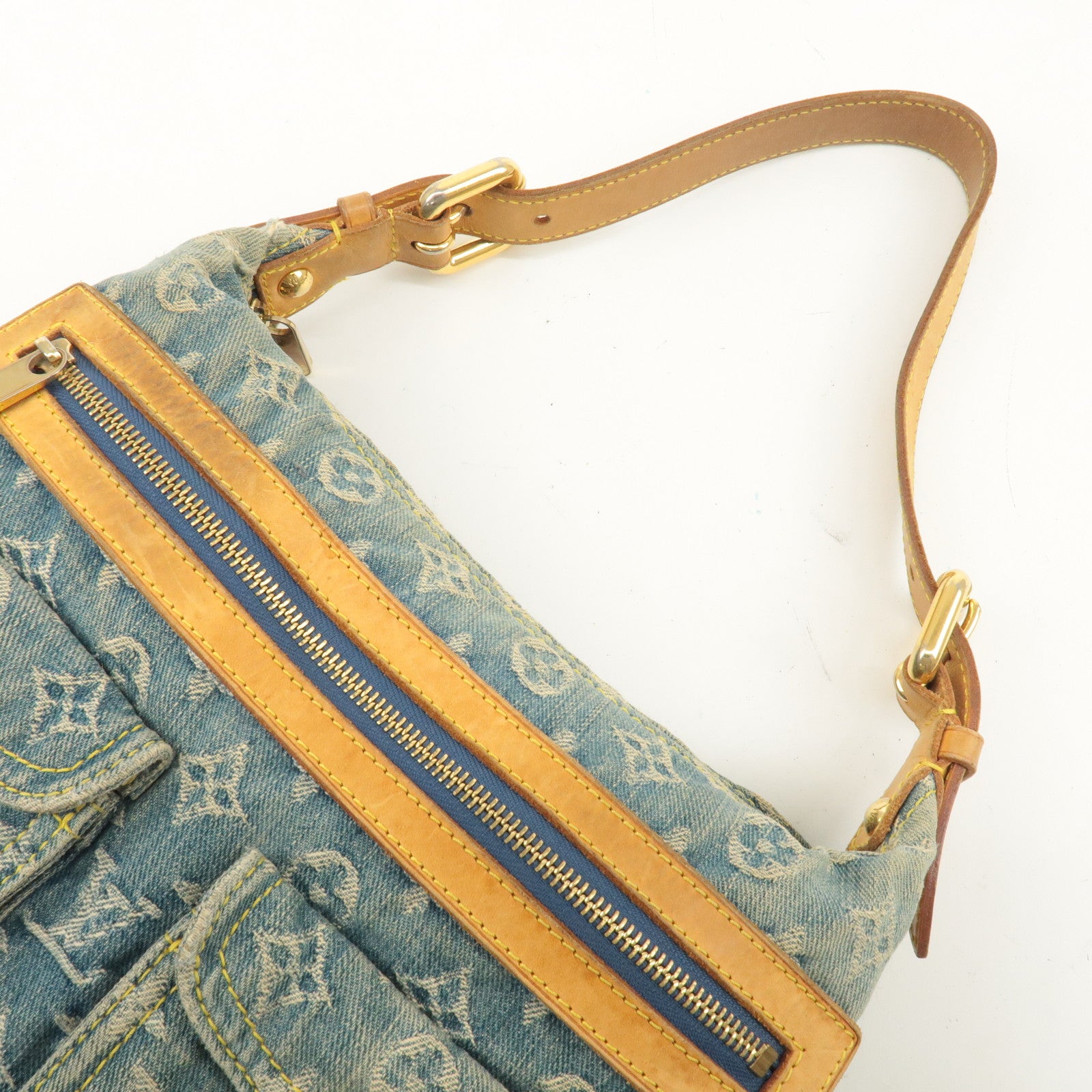 Louis Vuitton Monogram Denim Baggy PM 2Way Shoulder Bag M95049