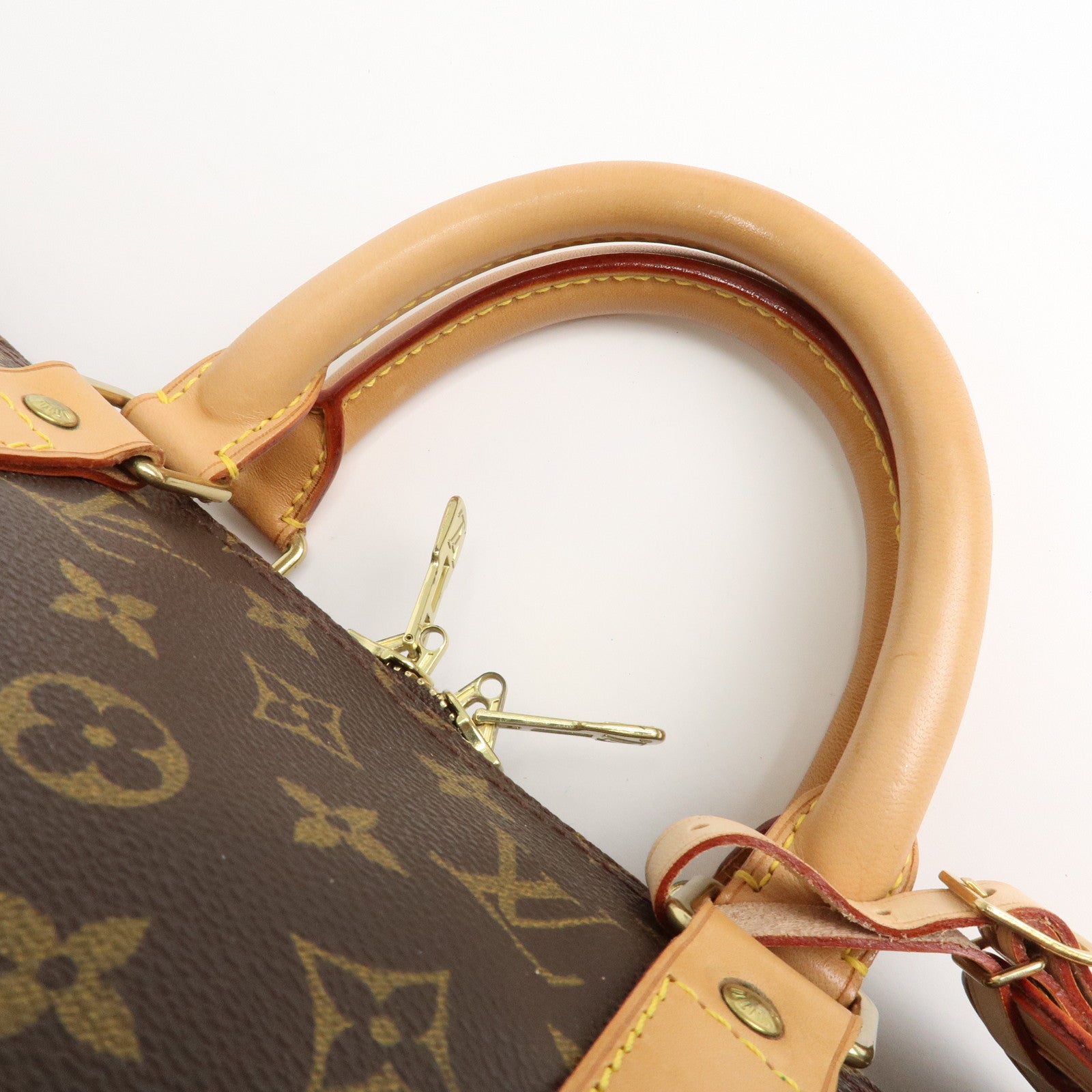 Louis Vuitton Monogram Keep All Bandouliere 50 Boston Bag M41416