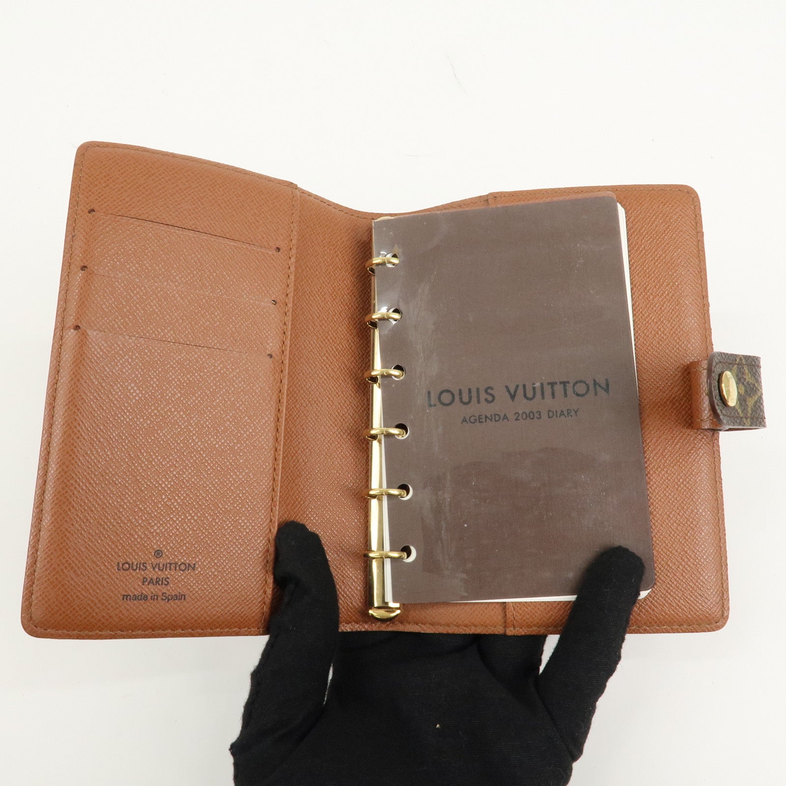 Louis Vuitton Set of 2 Monogram Agenda PM Planner Cover R20005 Used