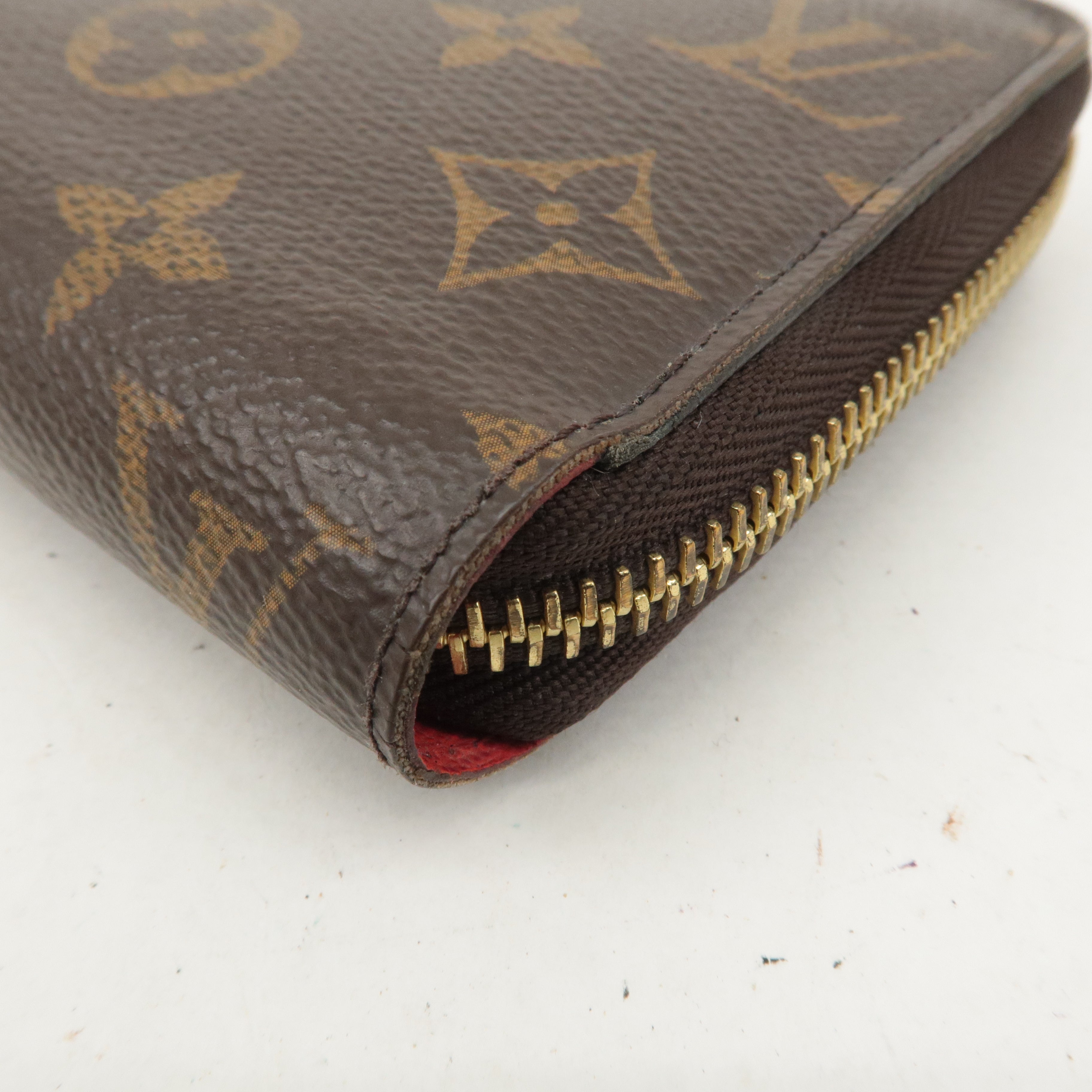 Louis Vuitton Monogram Zippy Wallet Long Wallet Coquelicot M41896